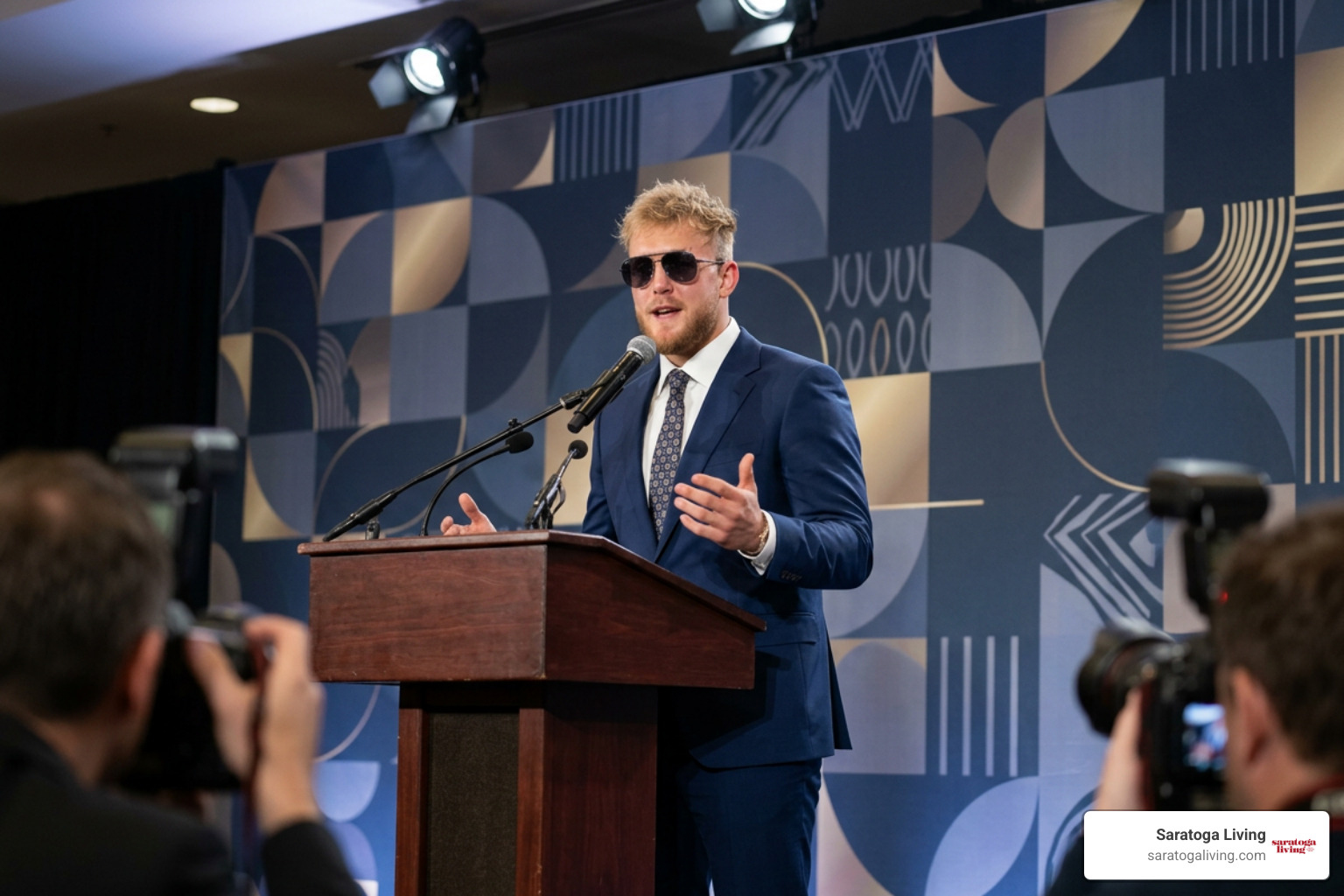 Jake Paul Most Valuable Promotions press conference Jake Paul Most Valuable Promotions press conference