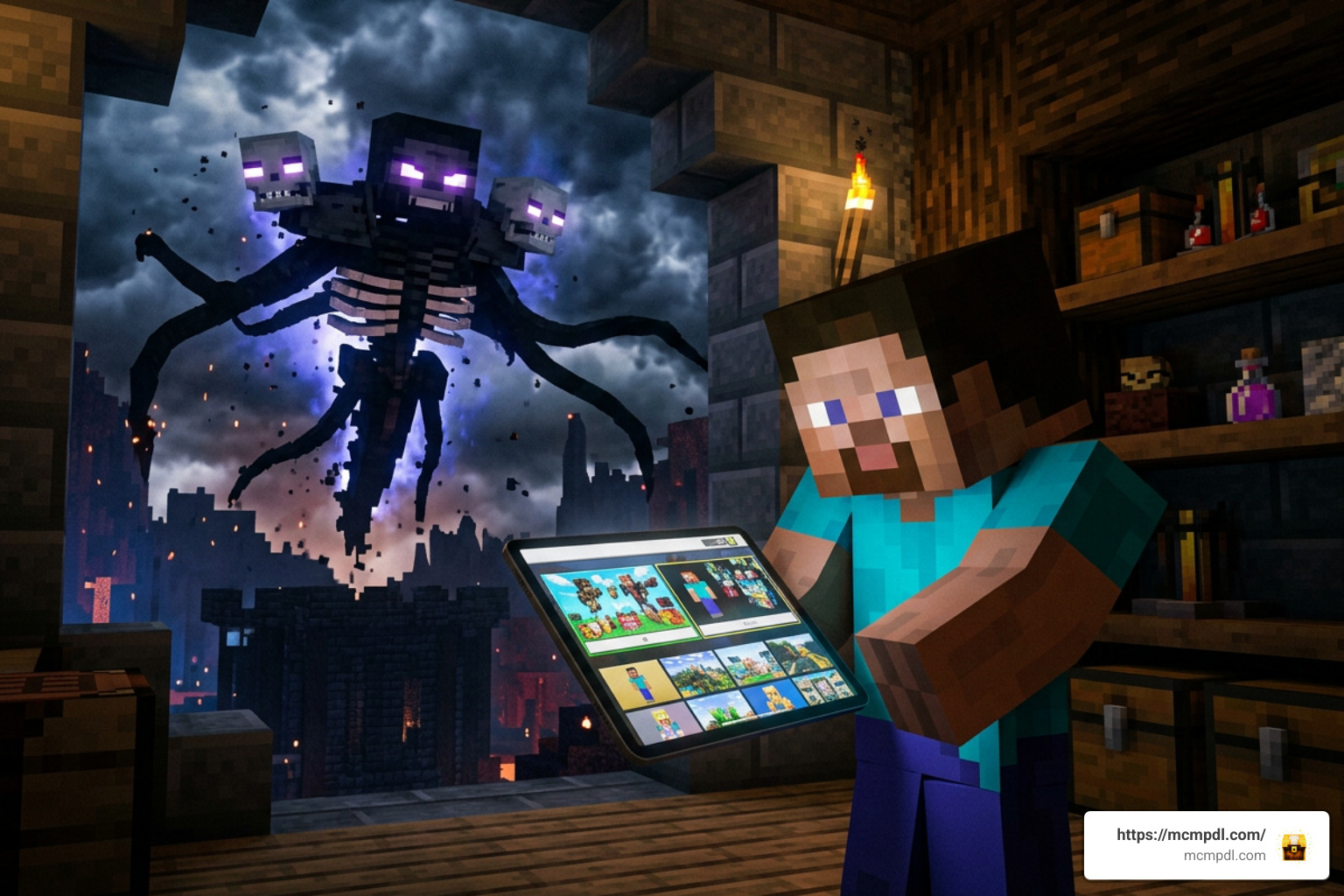 Minecraft Marketplace checkout for Mega Wither