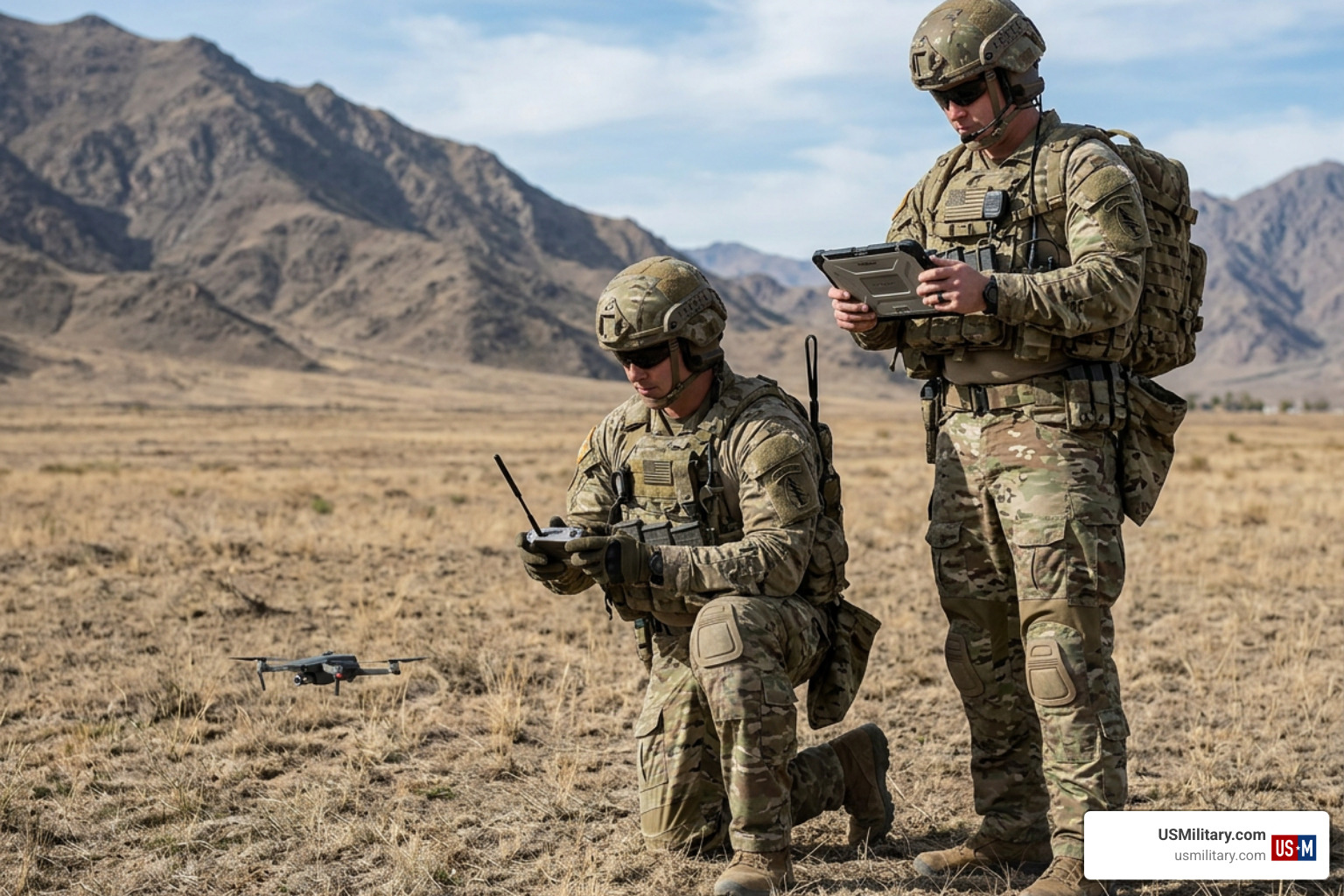 Special Forces operators conducting tactical drone and communications operations Special Forces operators conducting tactical drone and communications operations