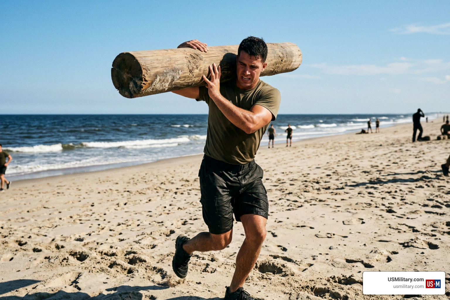 Candidate completing physical conditioning Candidate completing physical conditioning