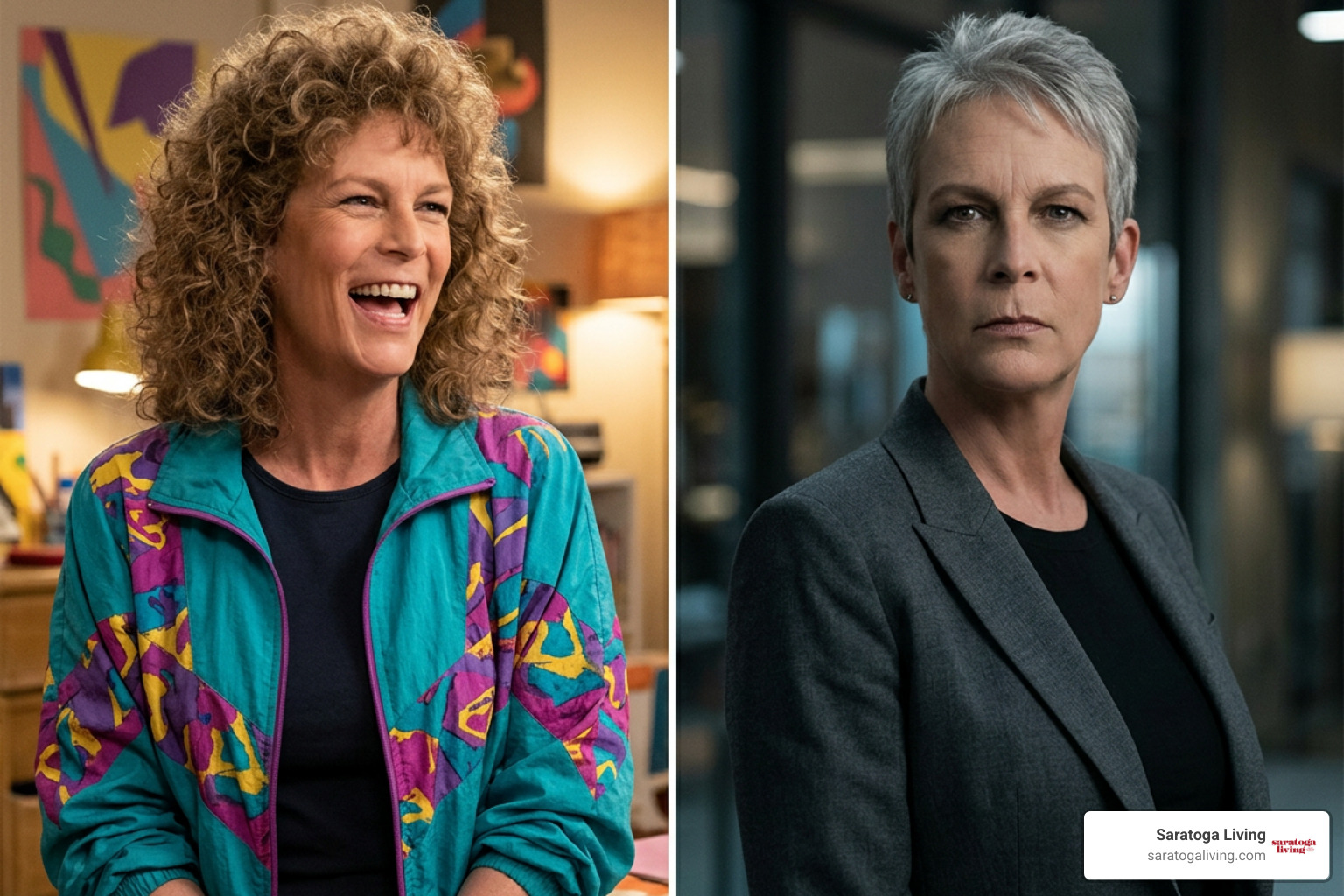 Jamie Lee Curtis in comedic and dramatic roles Jamie Lee Curtis in comedic and dramatic roles