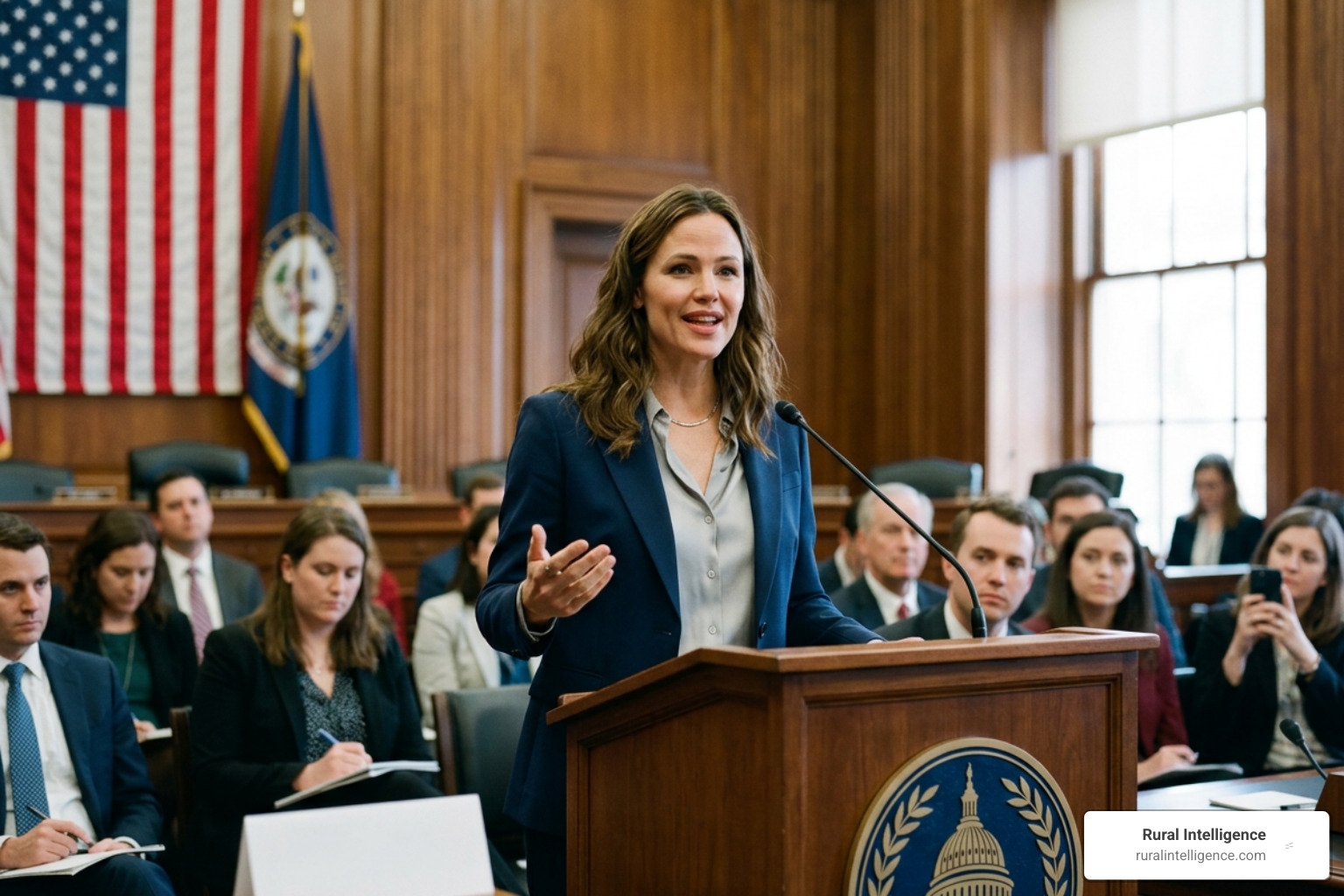 Jennifer Garner speaking on early education and advocacy initiatives Jennifer Garner speaking on early education and advocacy initiatives