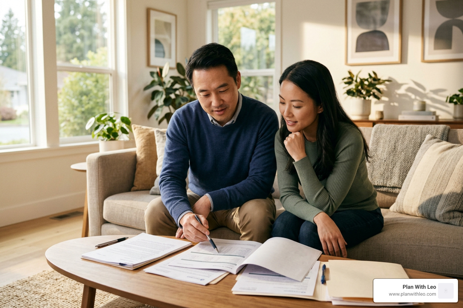 Asian people reviewing life insurance policy riders and accelerated benefit limits Asian people reviewing life insurance policy riders and accelerated benefit limits
