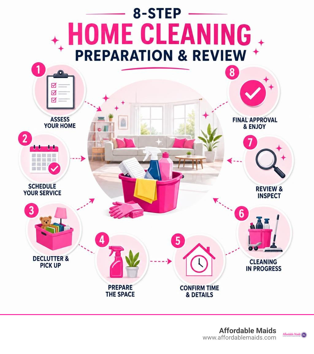 eight-step home cleaning preparation and review infographic infographic eight-step home cleaning preparation and review infographic infographic