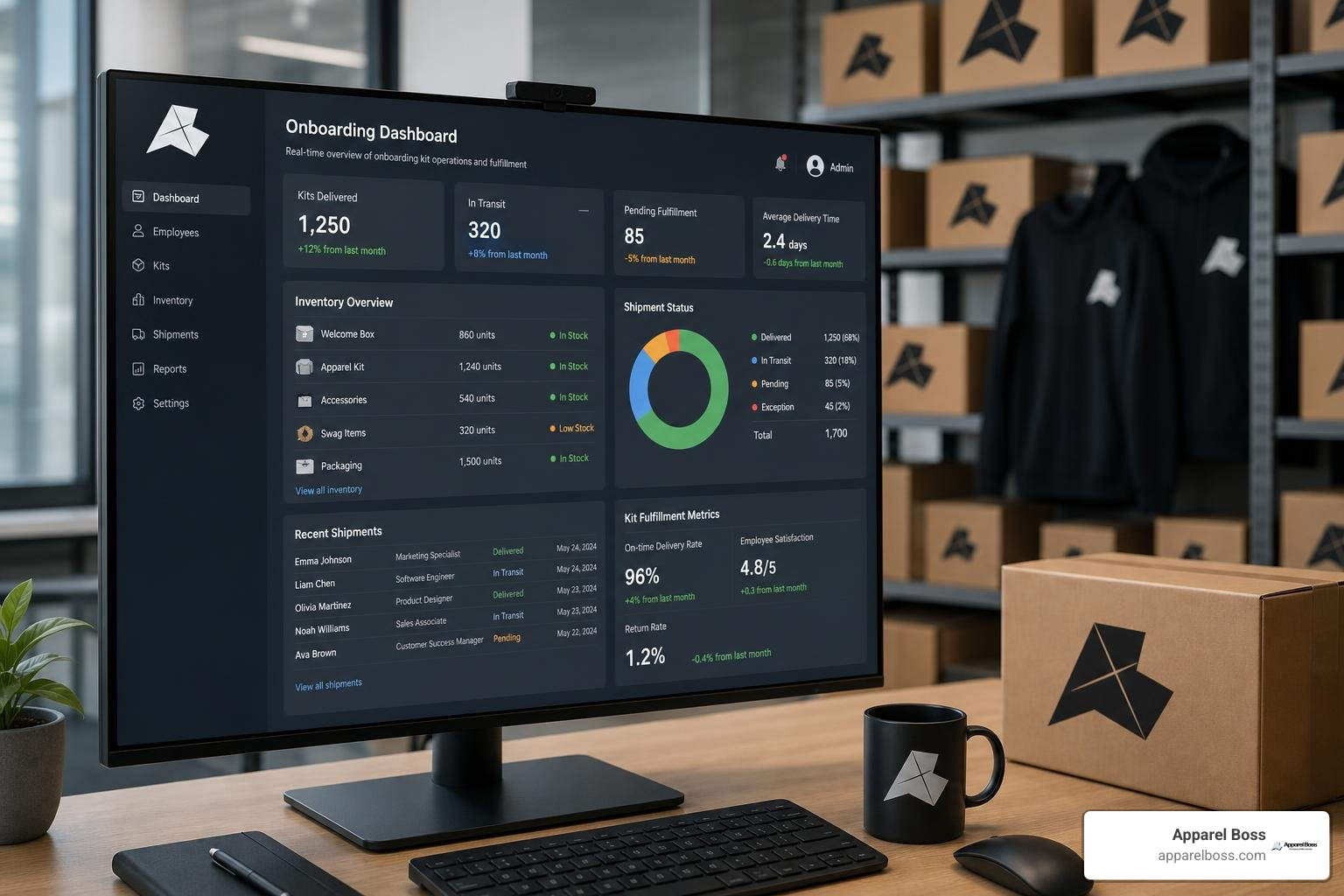 Custom branded apparel and merchandise by Apparel Boss