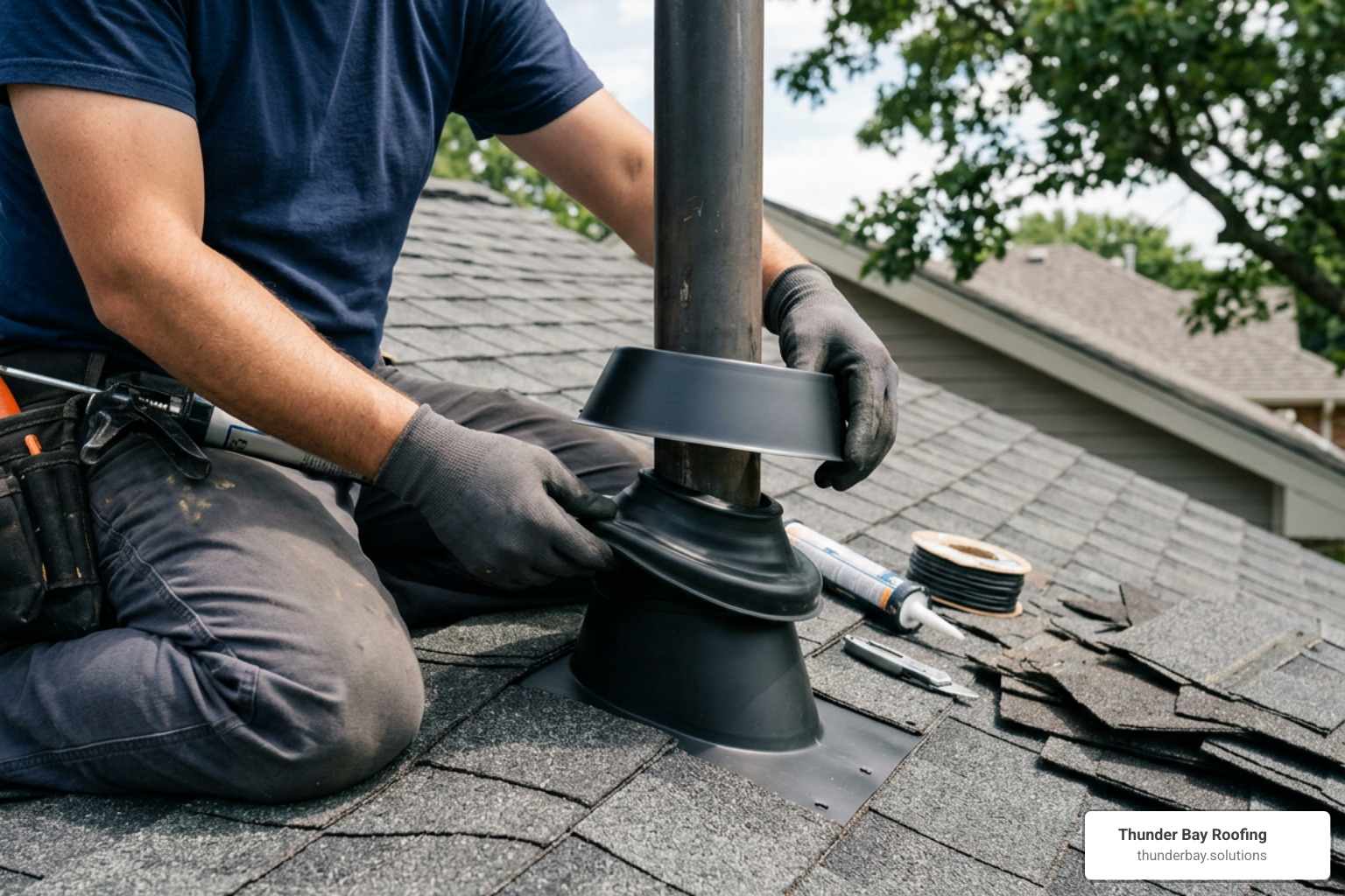 professional vent pipe boot installation with retrofit collar professional vent pipe boot installation with retrofit collar