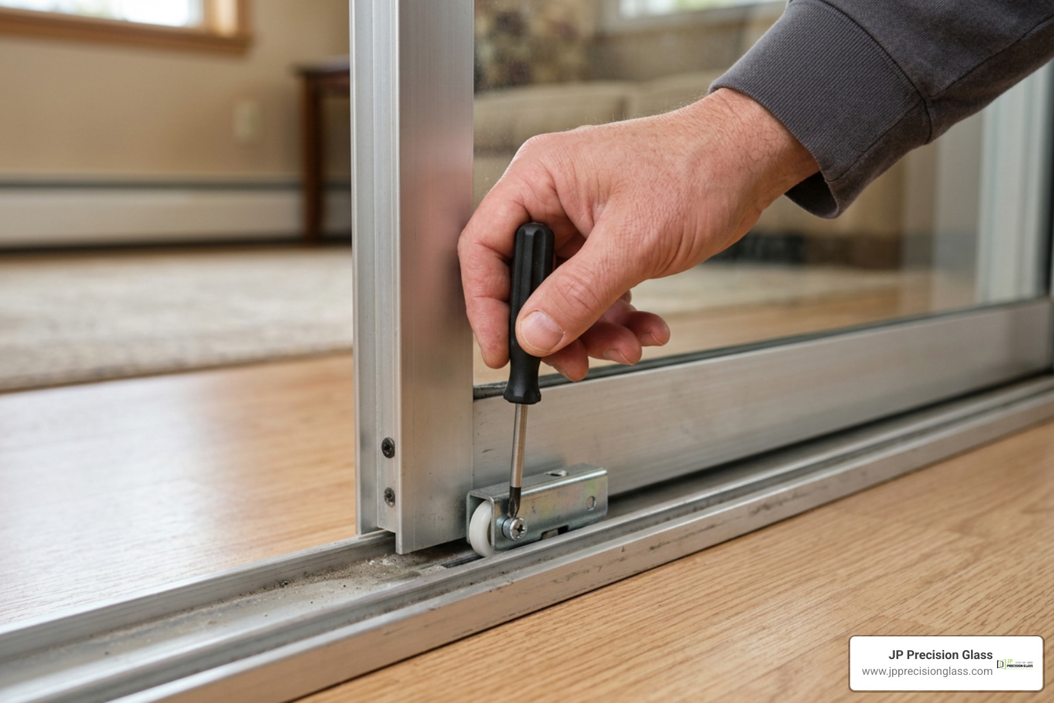 adjusting roller height screws with a screwdriver adjusting roller height screws with a screwdriver