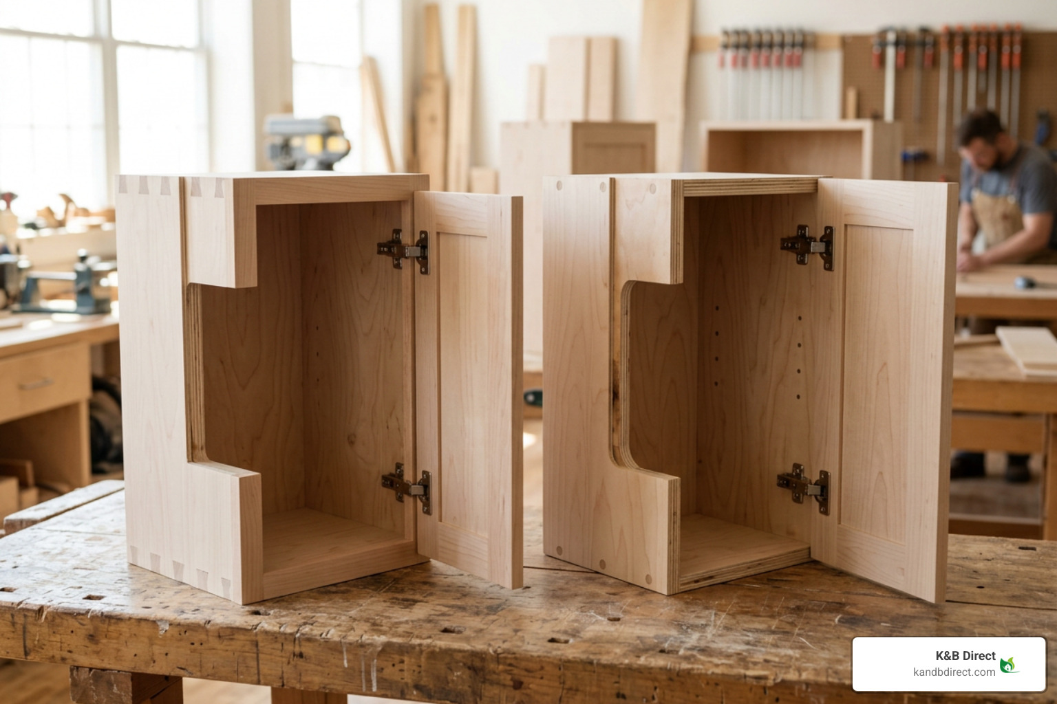 Framed and frameless cabinet box joinery and construction options Framed and frameless cabinet box joinery and construction options