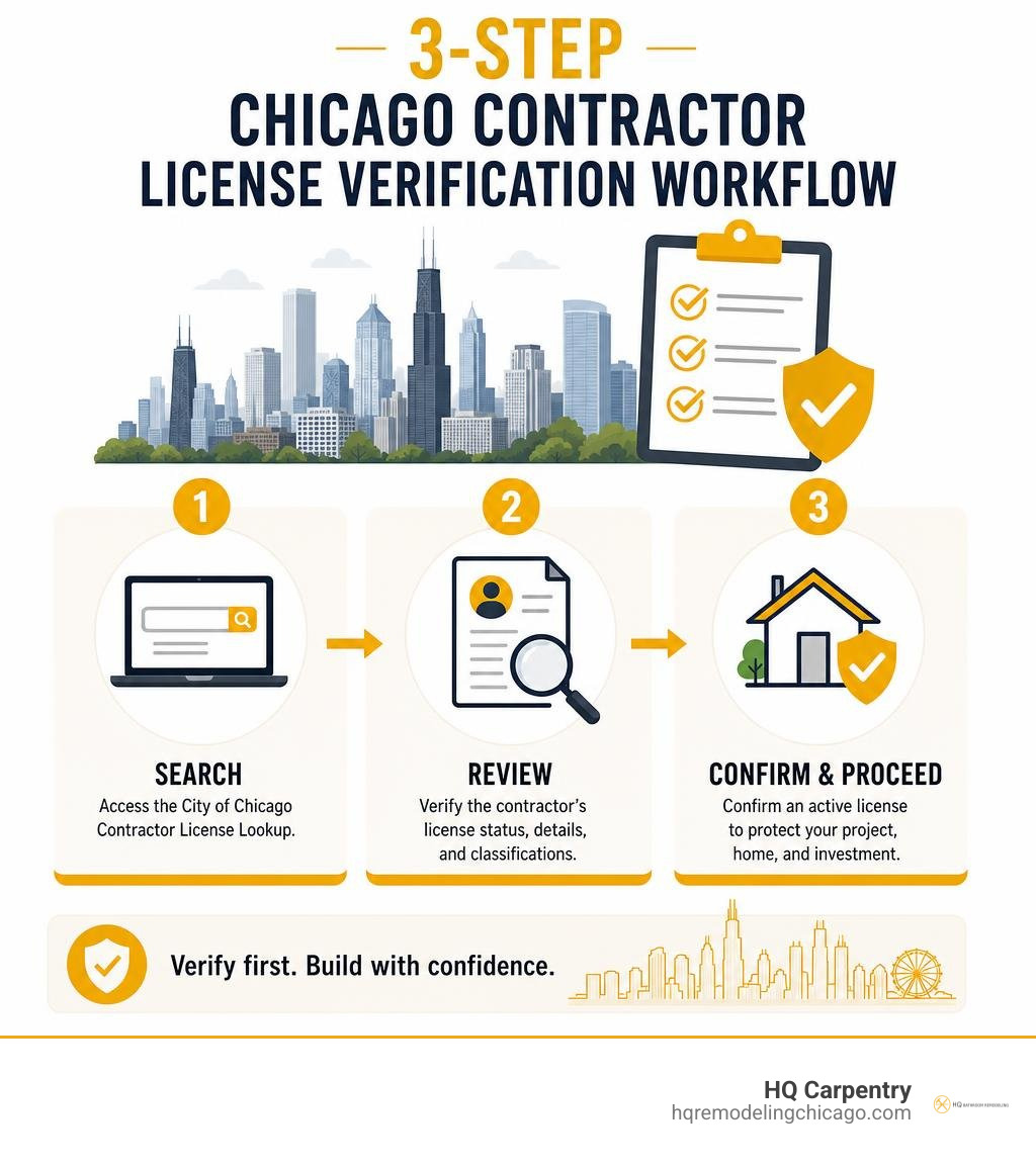 How to Verify a Chicago Contractor License Status in 3 Easy Steps