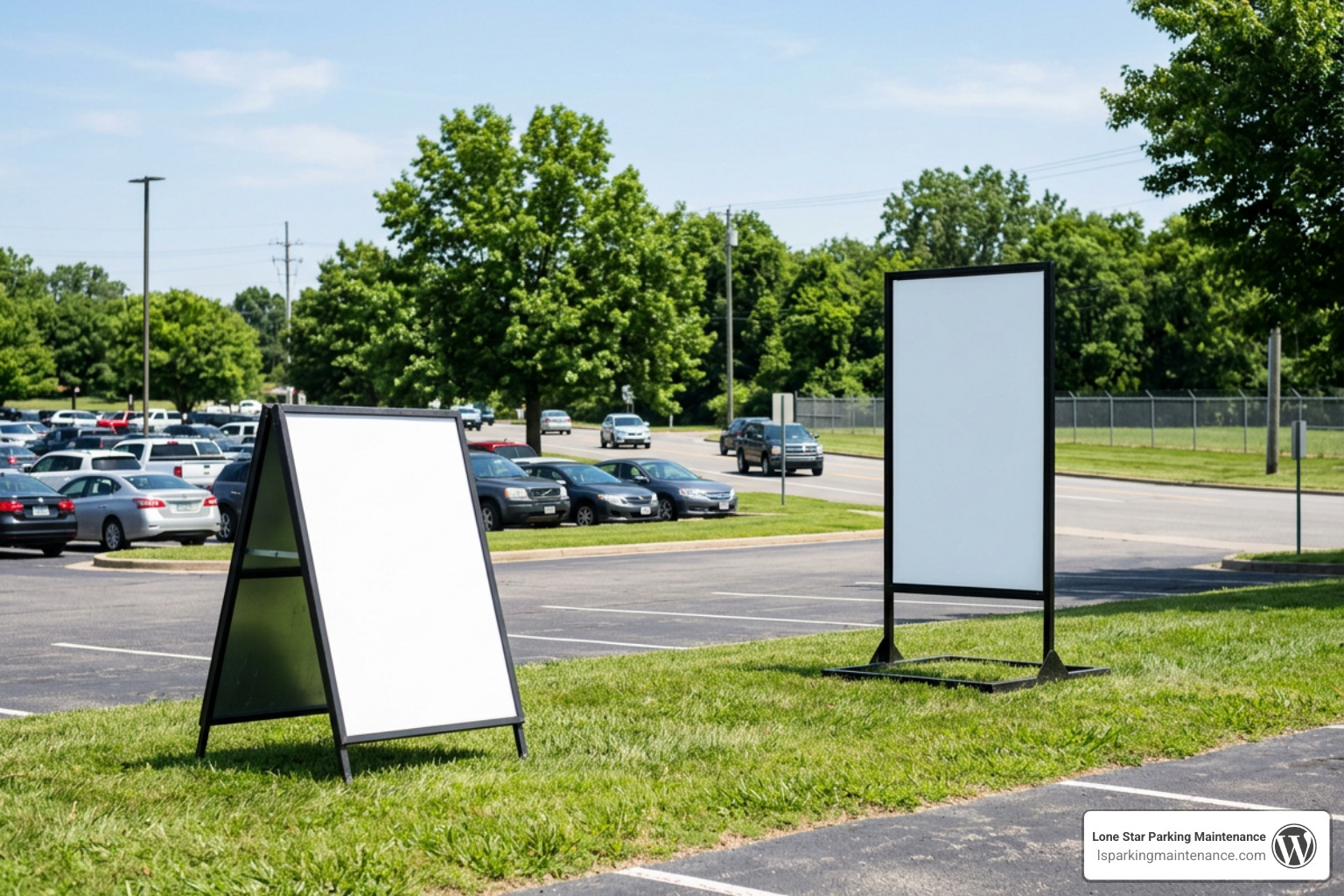 various event parking sign formats including A-frames and vertical panels various event parking sign formats including A-frames and vertical panels