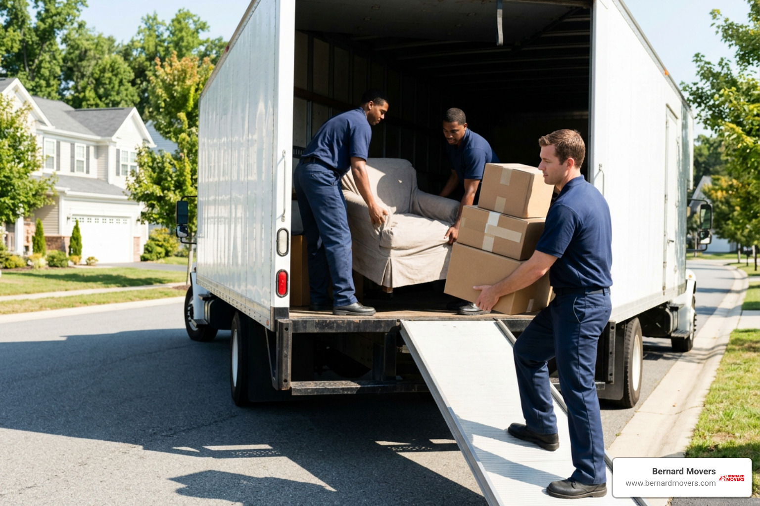 relocation team handling long-haul transport