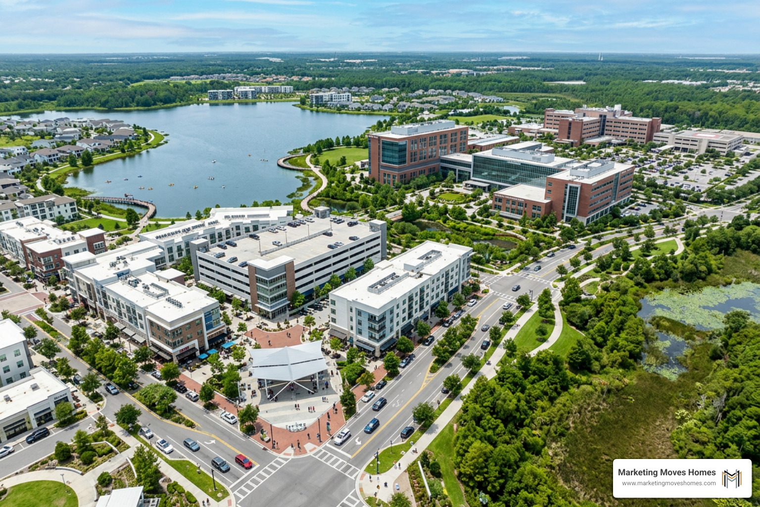 Lake Nona Town Center and Medical City district
