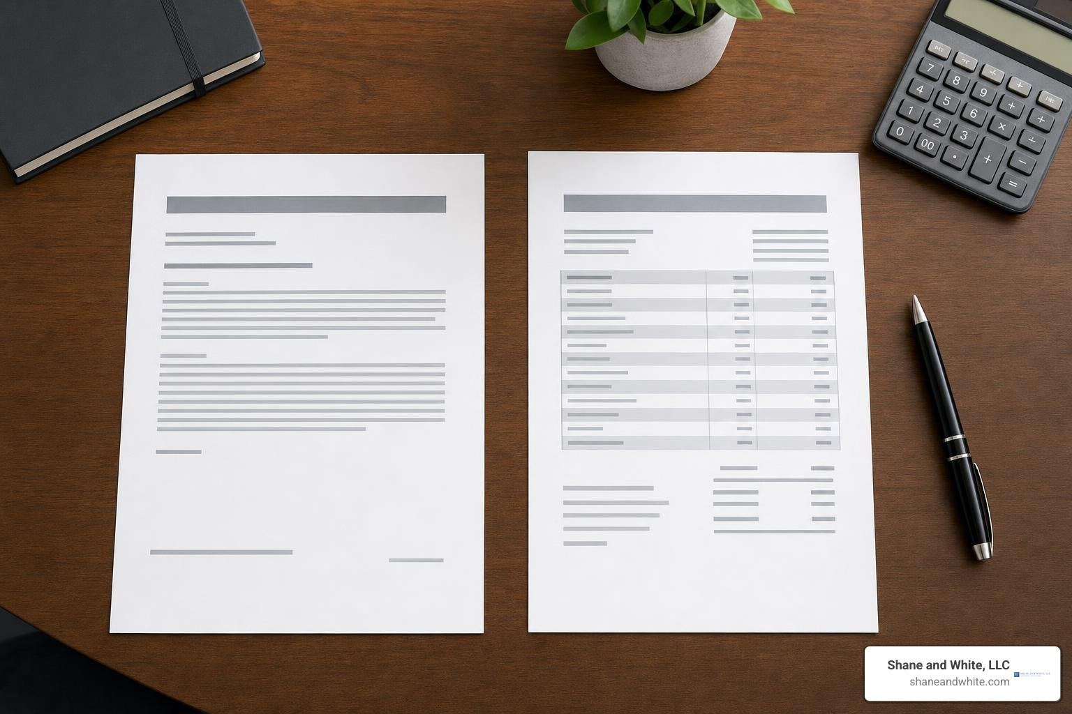 Invoice comparison between flat fee retainers and hourly billable records Invoice comparison between flat fee retainers and hourly billable records
