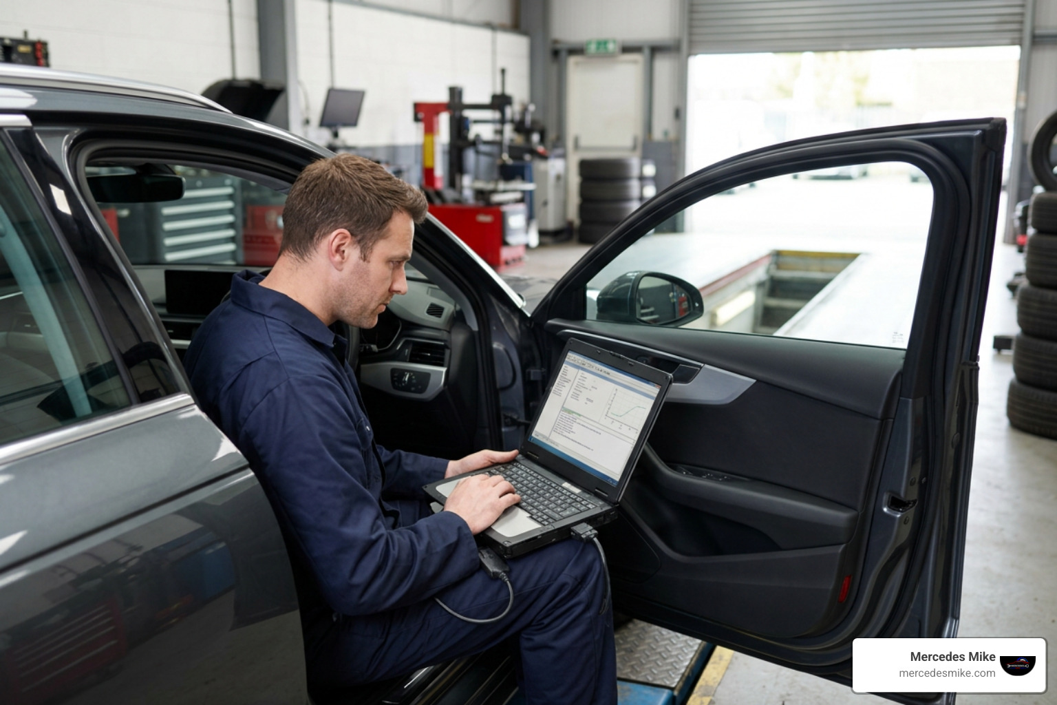 High-performance vehicle undergoing calibration on a chassis dynamometer