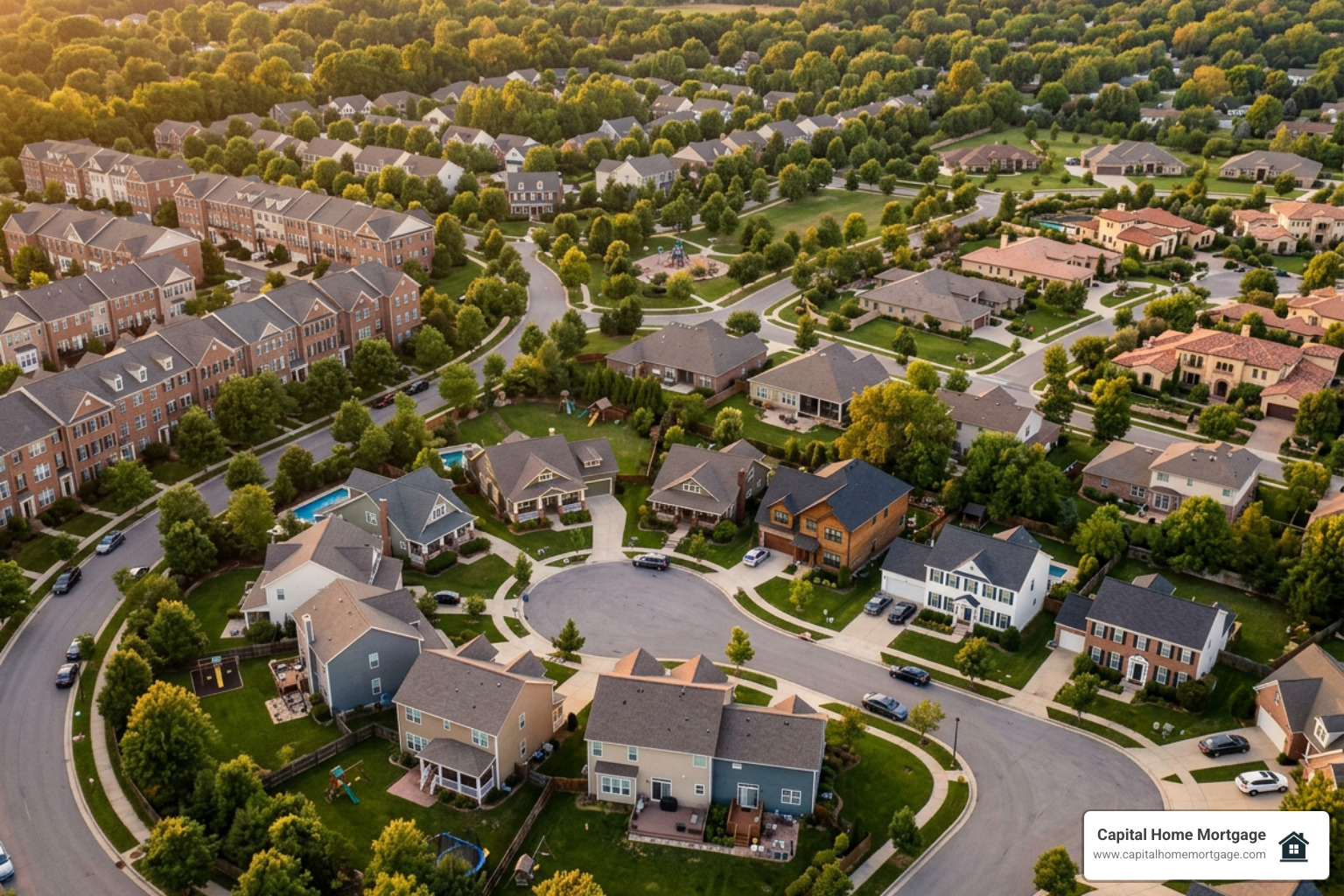 Regional housing map showing loan limit variations across markets