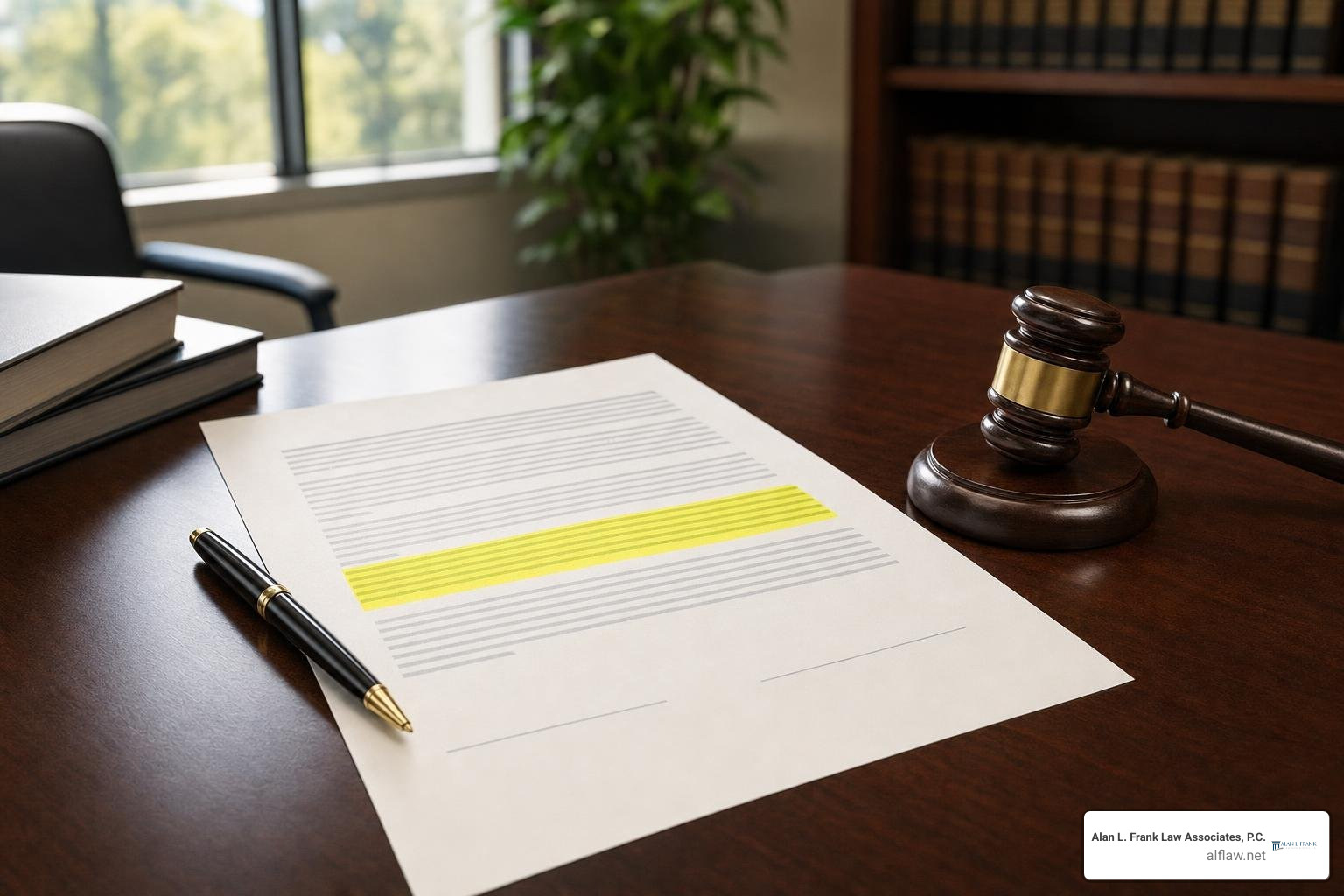 Corporate legal contract with arbitration clause
