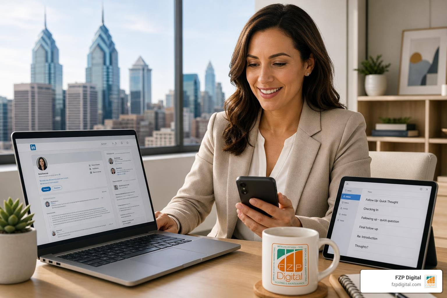 multi-channel outreach on LinkedIn and email multi-channel outreach on LinkedIn and email