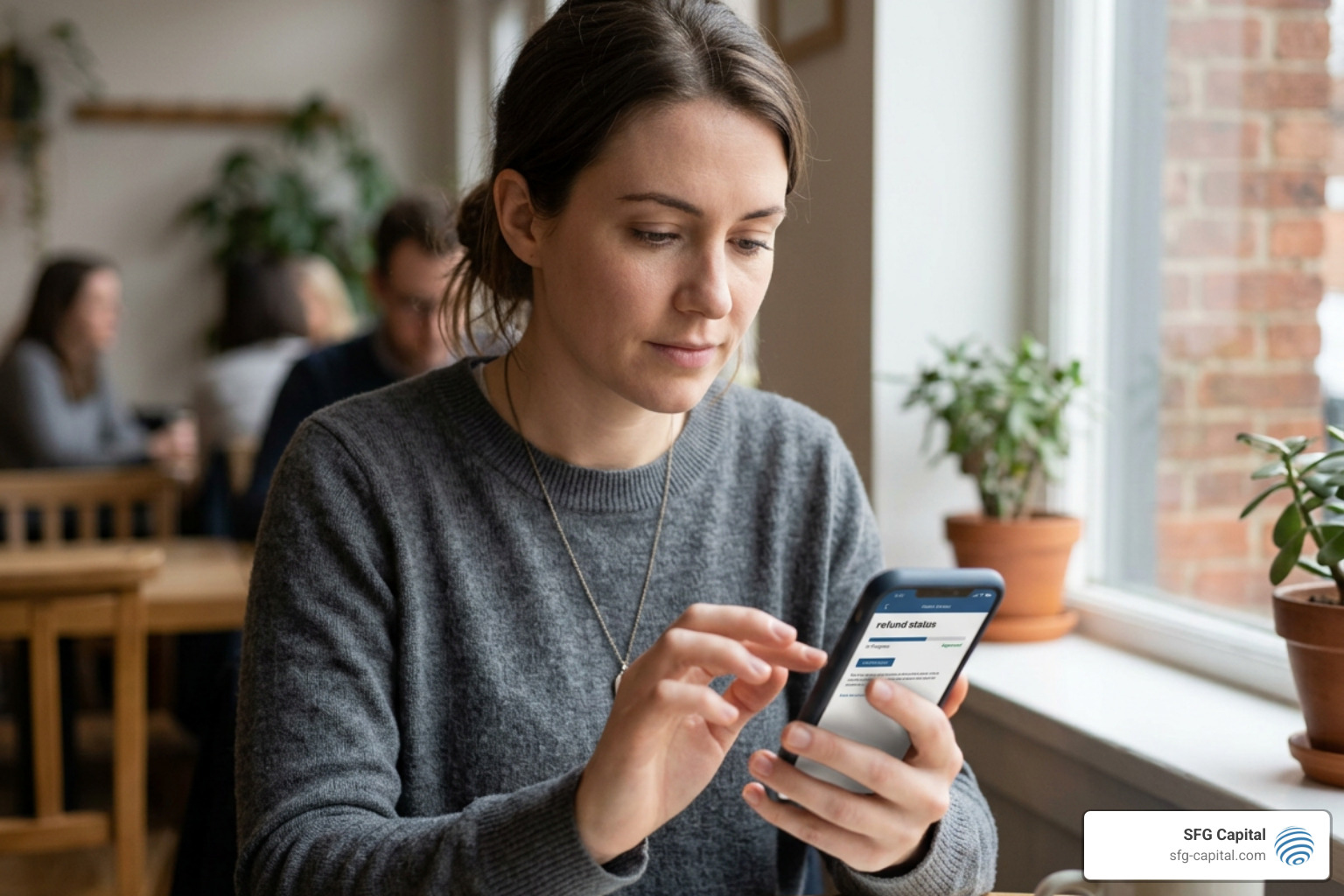 Checking refund status on mobile Checking refund status on mobile