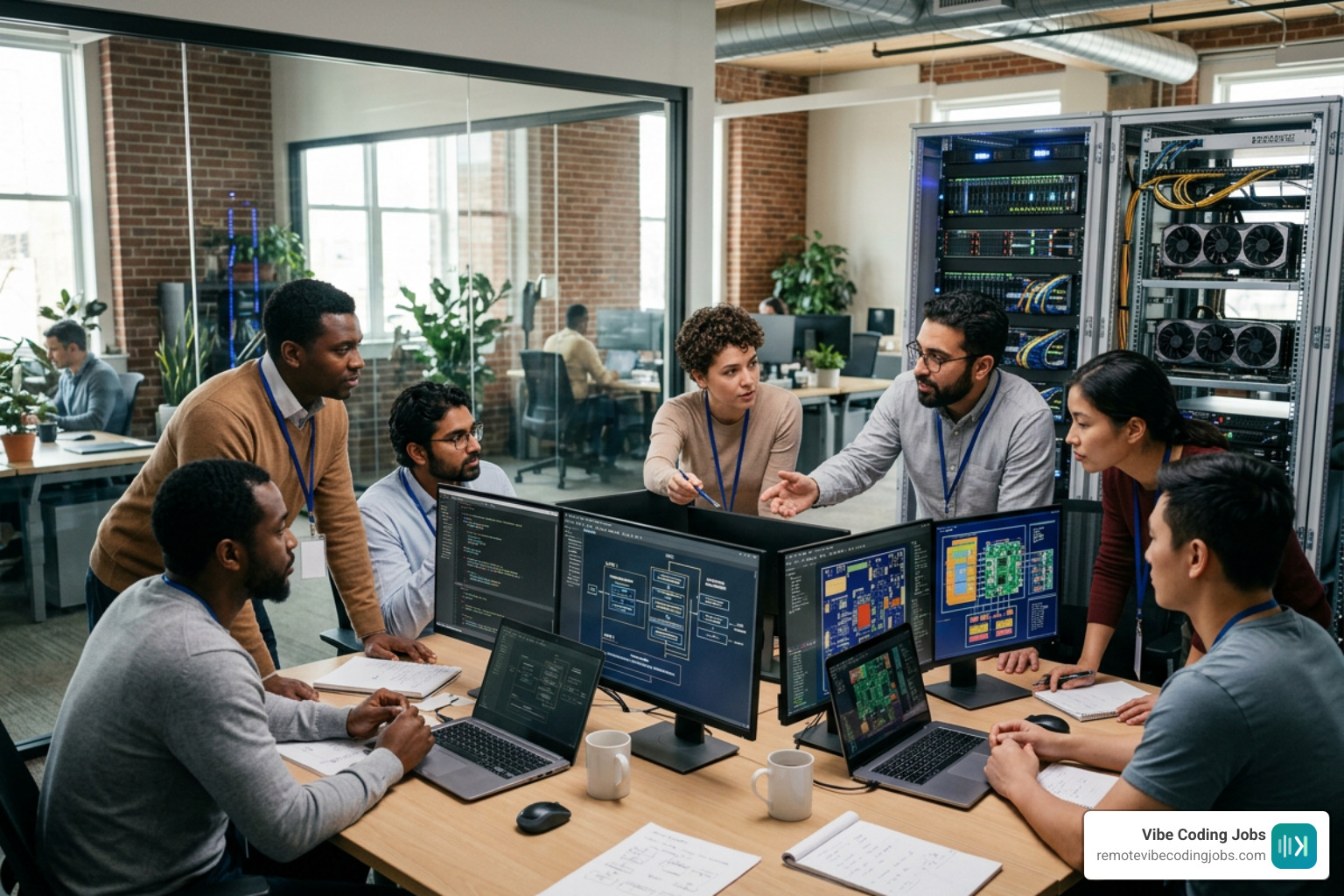 Engineering teams collaborating on distributed systems and AI hardware