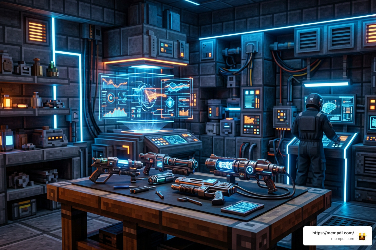 3D laboratory machines and custom blaster weapons 3D laboratory machines and custom blaster weapons
