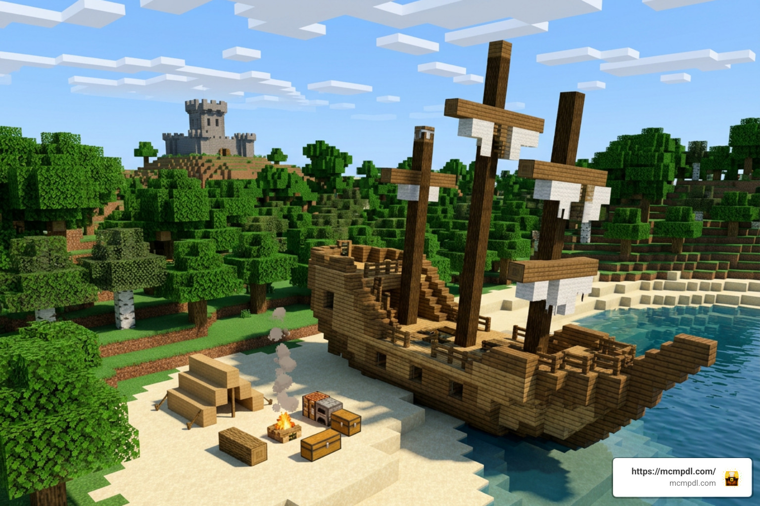 More Structures Addon for Minecraft PE Bedrock