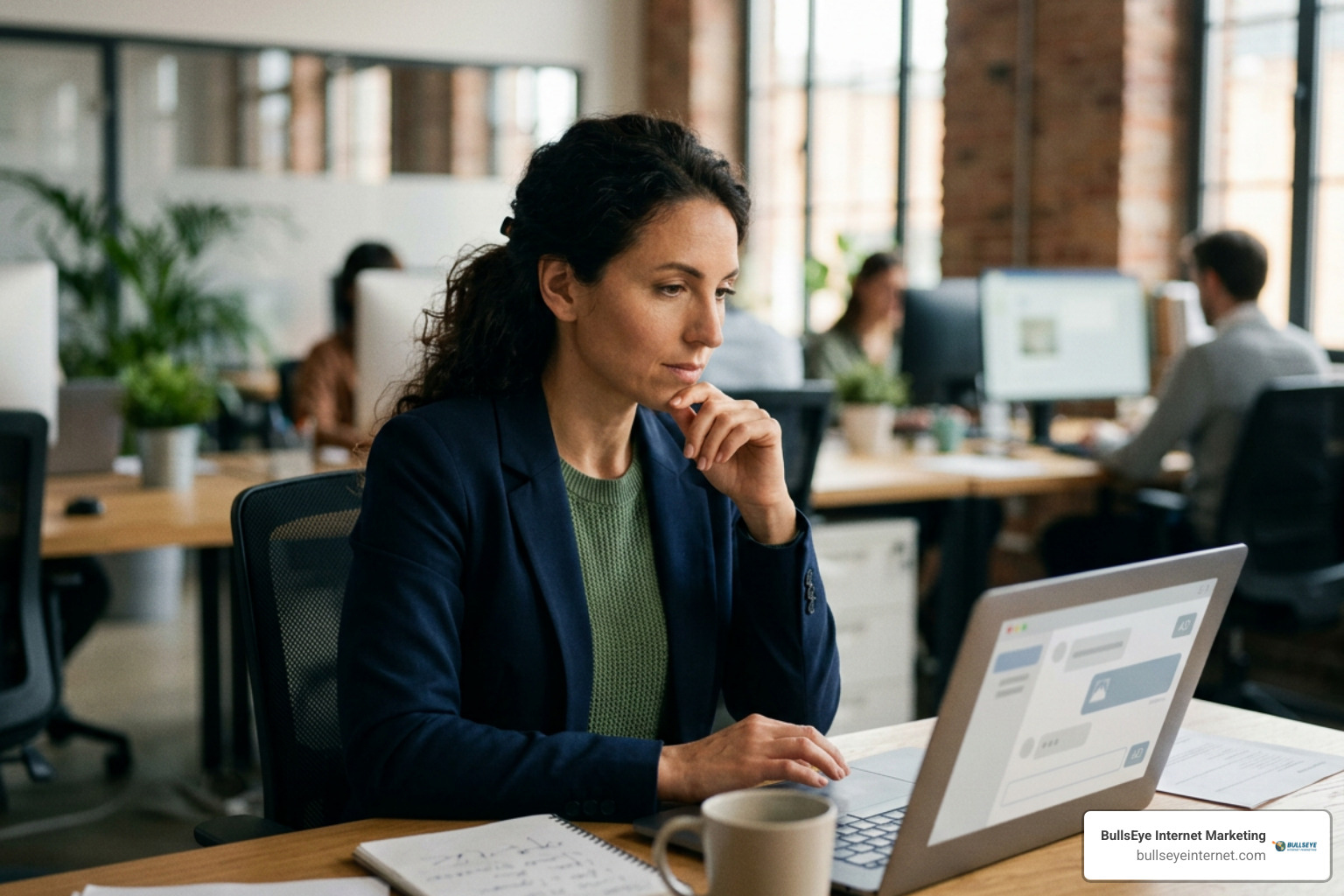 Performance analytics dashboard tracking clicks, conversions, and ad spend