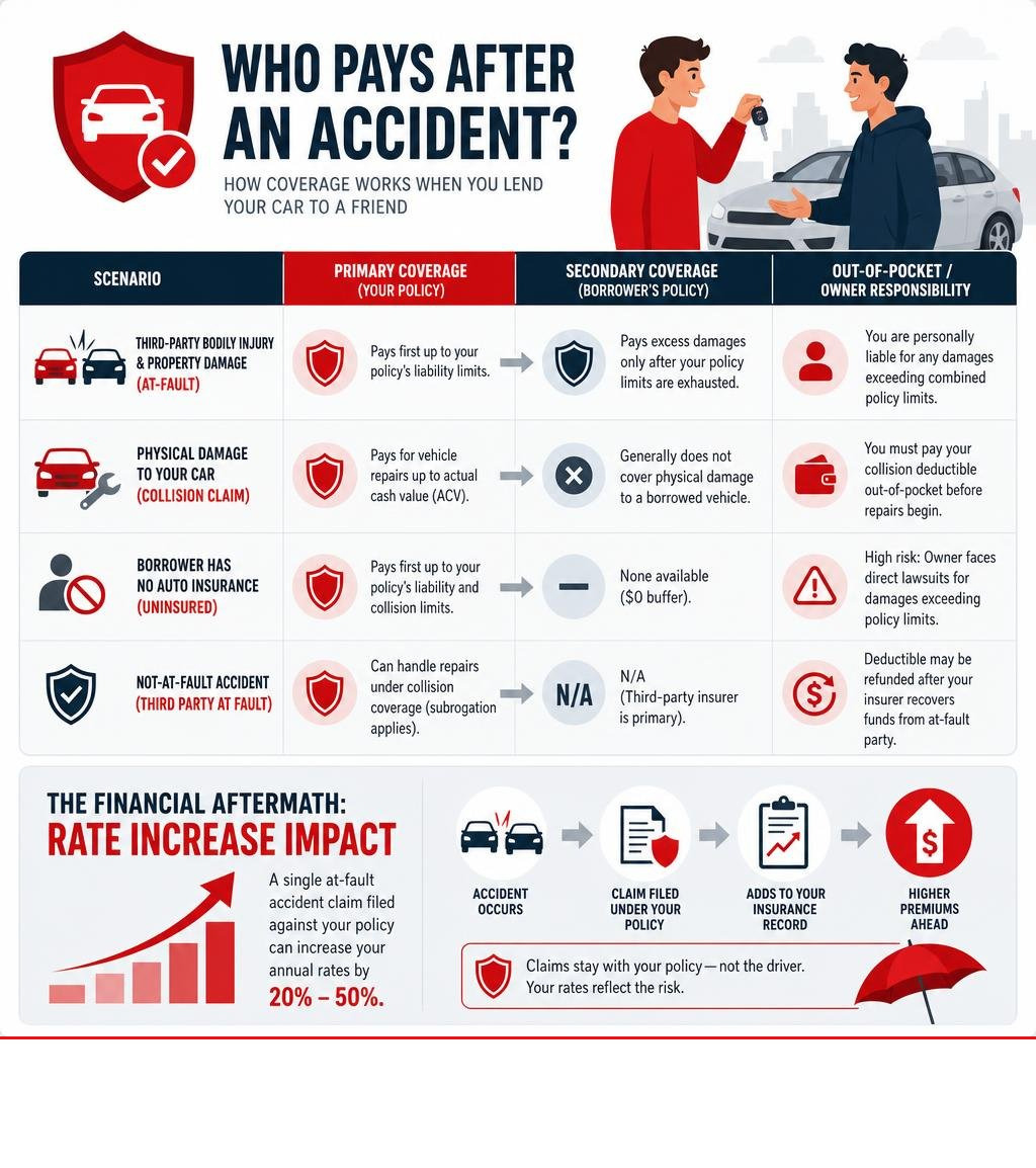 cost comparison and rate increase breakdown after an auto insurance claim infographic cost comparison and rate increase breakdown after an auto insurance claim infographic
