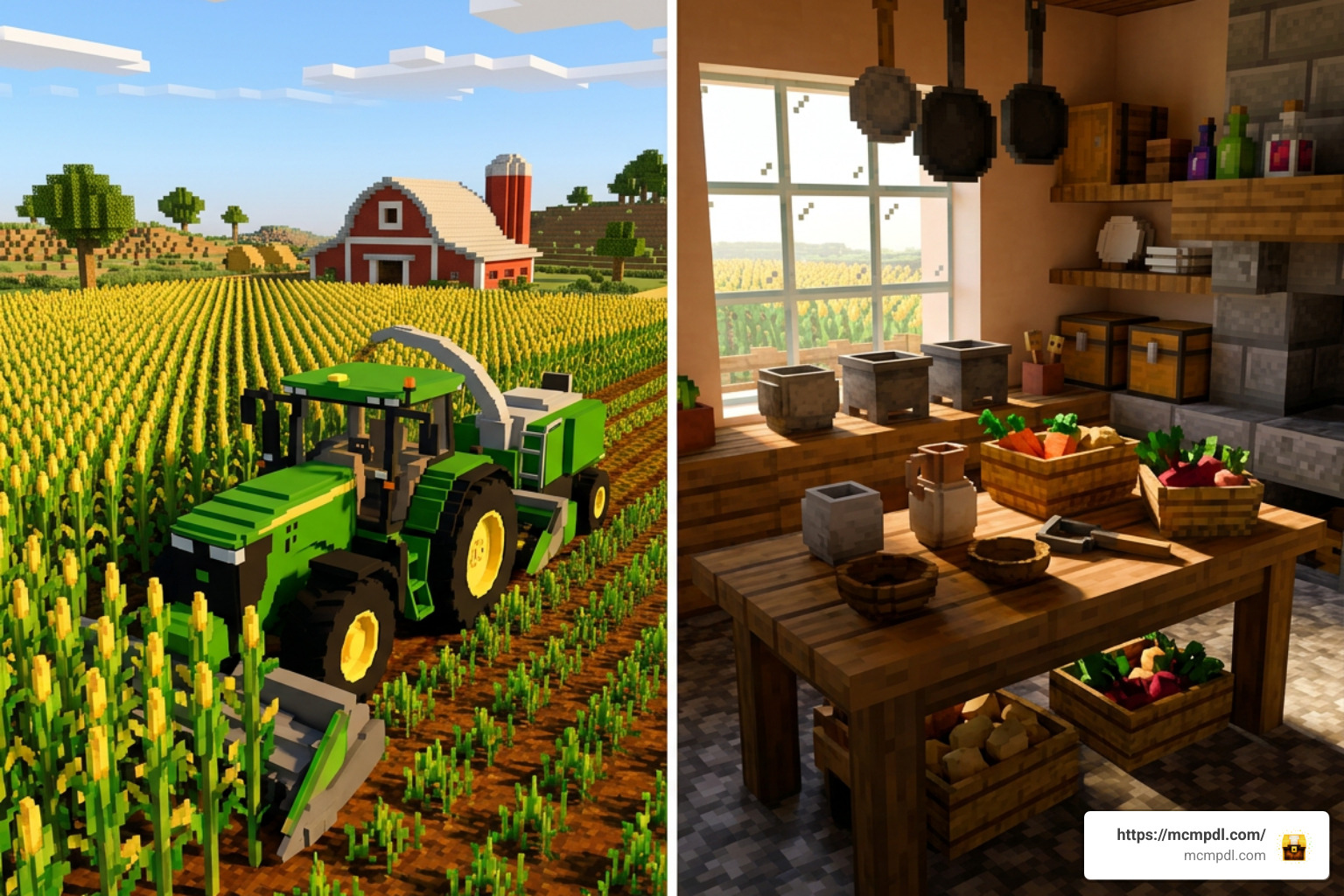 Comparison of different Minecraft Bedrock farming mods and addons Comparison of different Minecraft Bedrock farming mods and addons