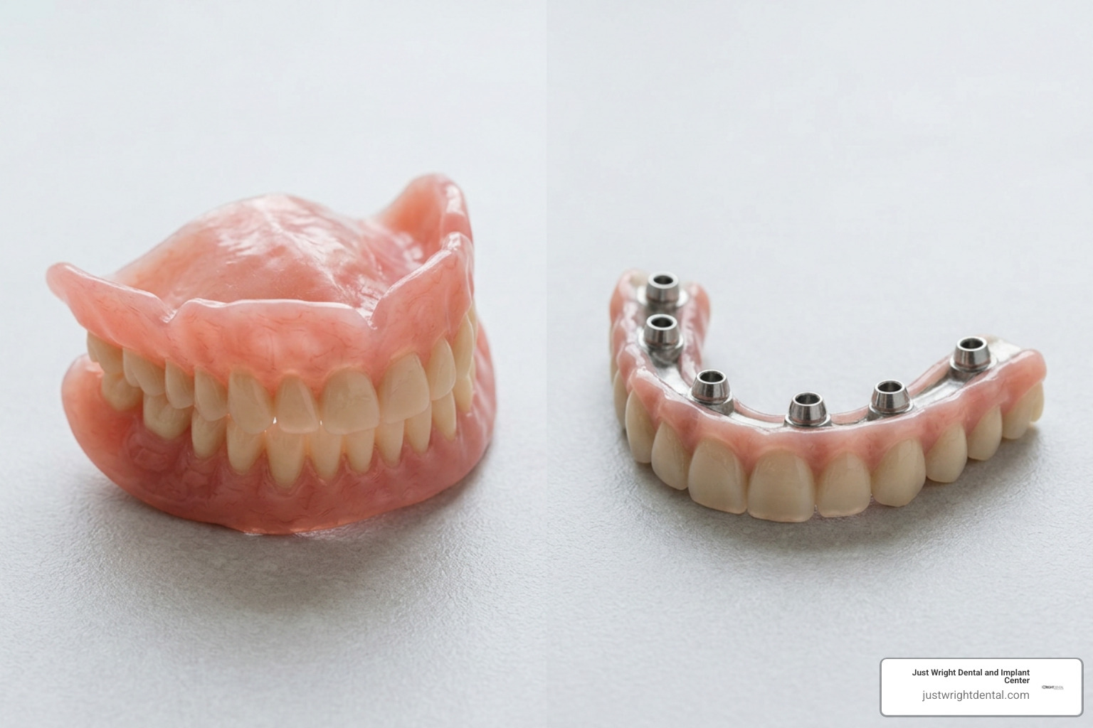 Premium acrylic versus implant-supported prosthetics
