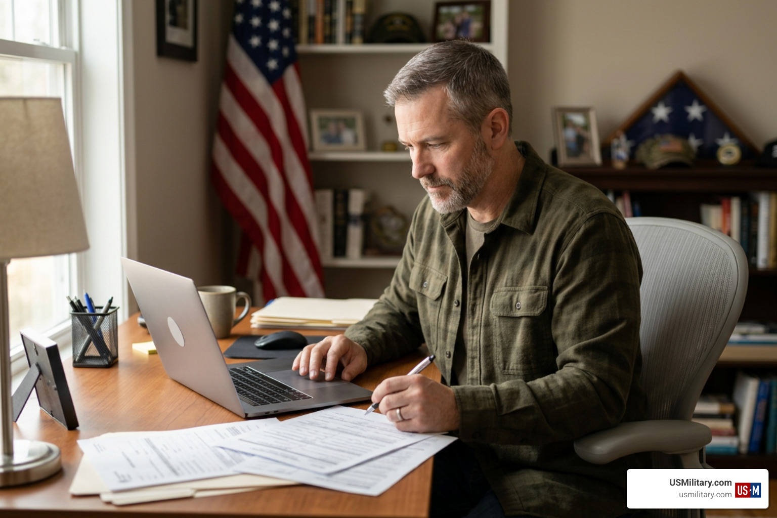 veteran filing VA paperwork online