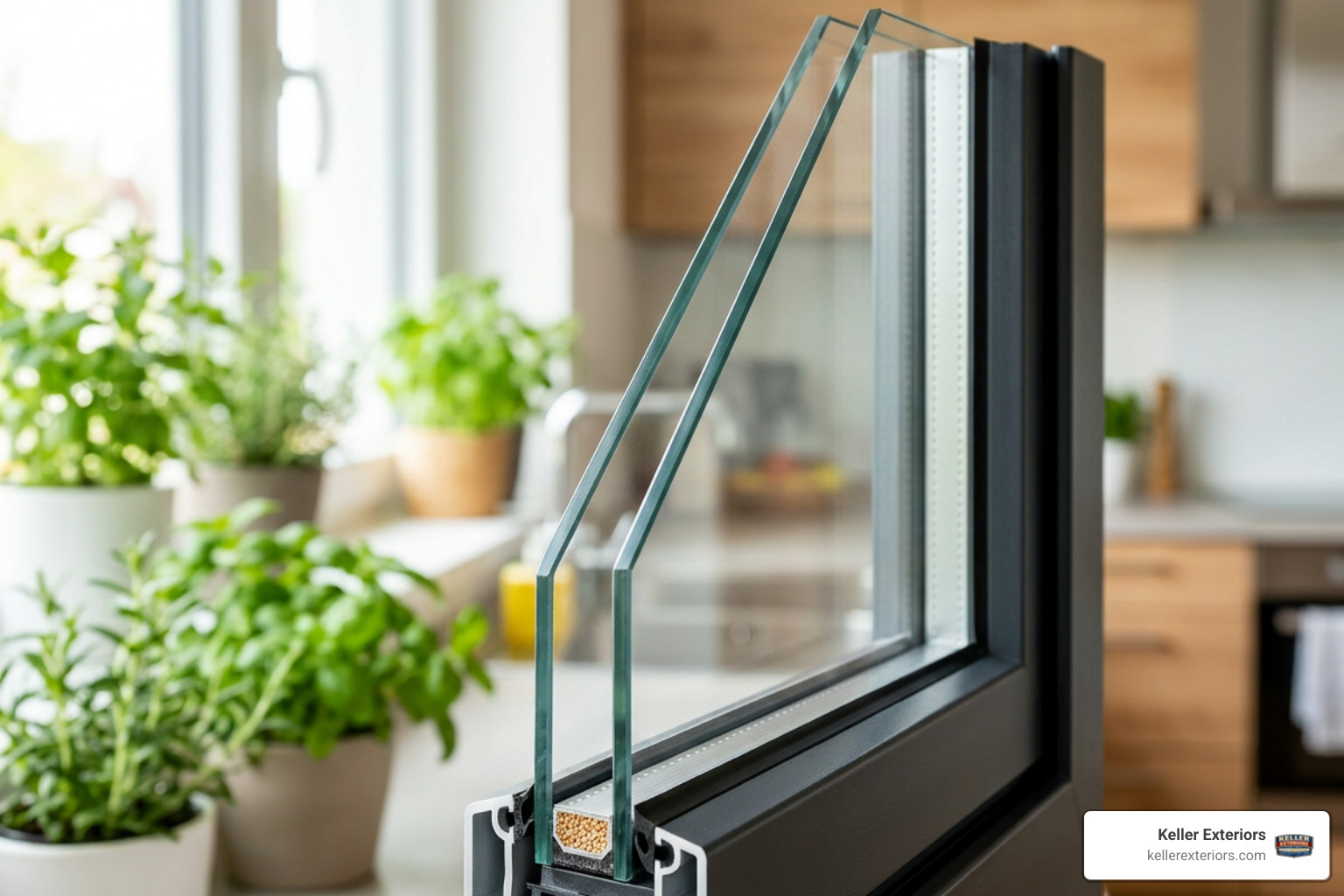 proper window glazing Low-E and argon gas layers