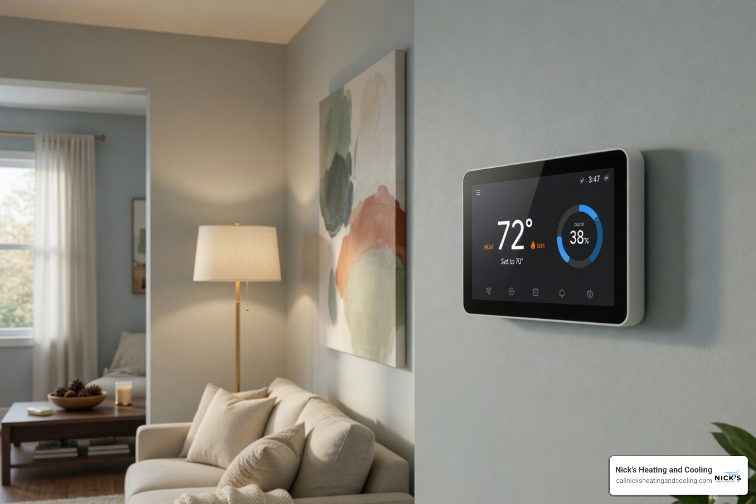 certified HVAC technician testing thermostat voltage and calibration certified HVAC technician testing thermostat voltage and calibration