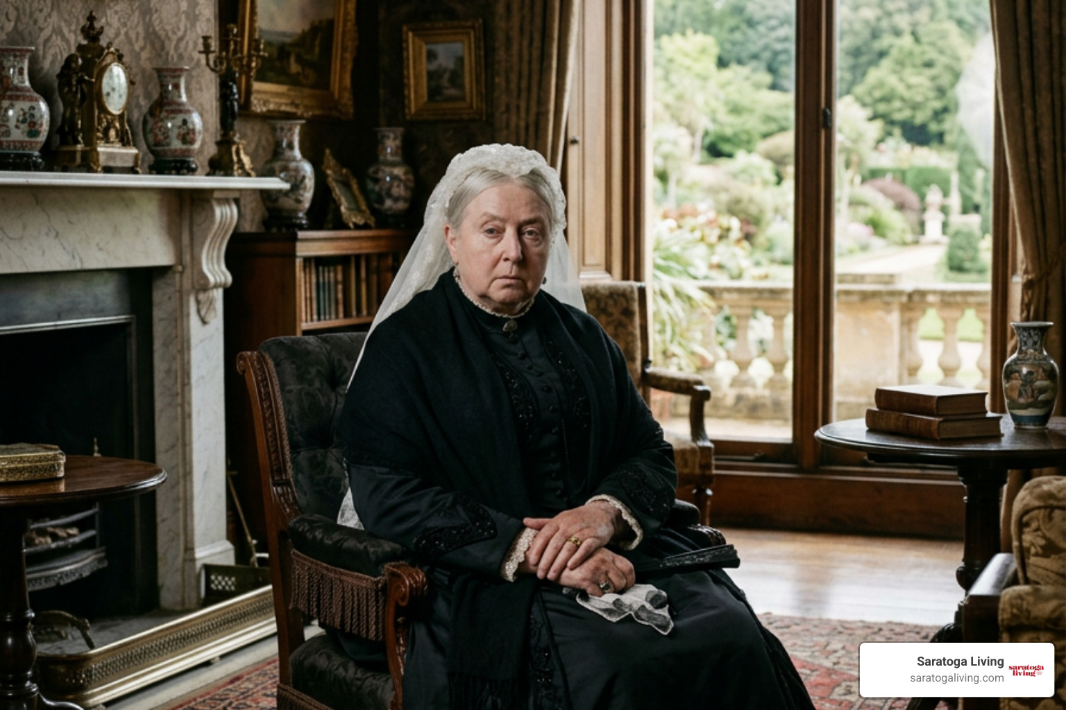 Queen Victoria in later widowhood at Osborne House Queen Victoria in later widowhood at Osborne House