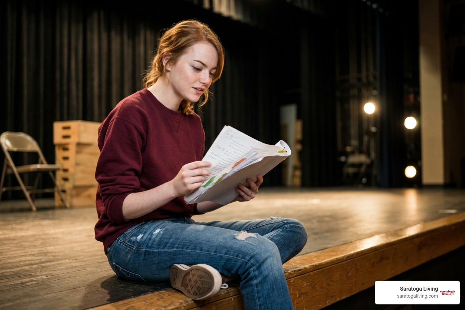 Emma Stone during early acting career Emma Stone during early acting career