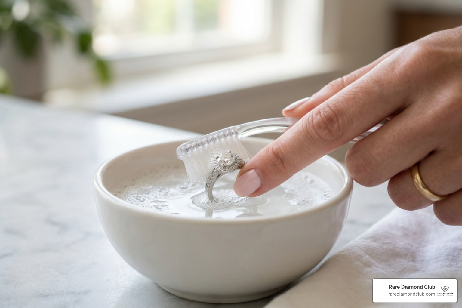 cleaning a diamond wedding band cleaning a diamond wedding band