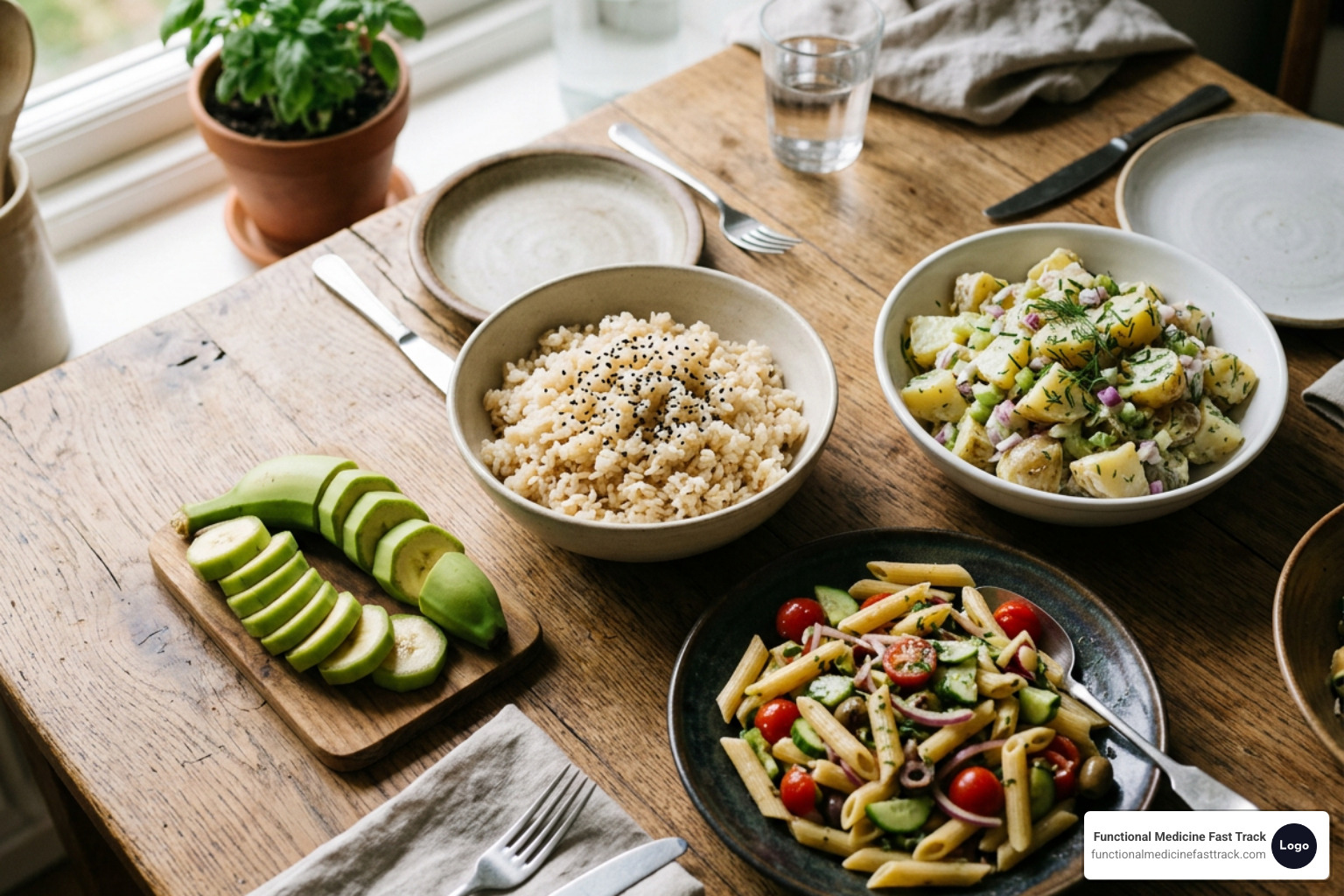 cooked and cooled resistant starch foods