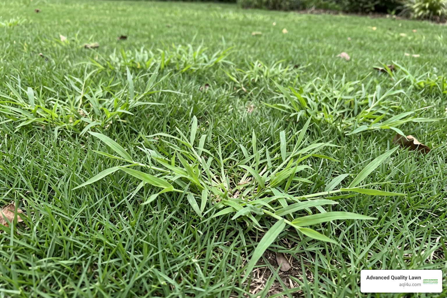 crabgrass invading bermuda grass