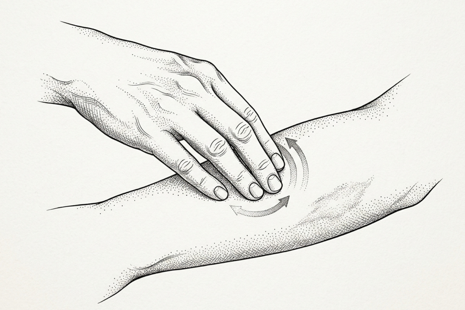 scar massage and range-of-motion stretching