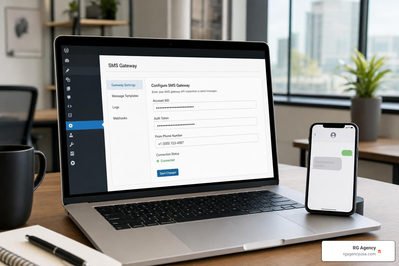 WordPress SMS gateway API configuration WordPress SMS gateway API configuration