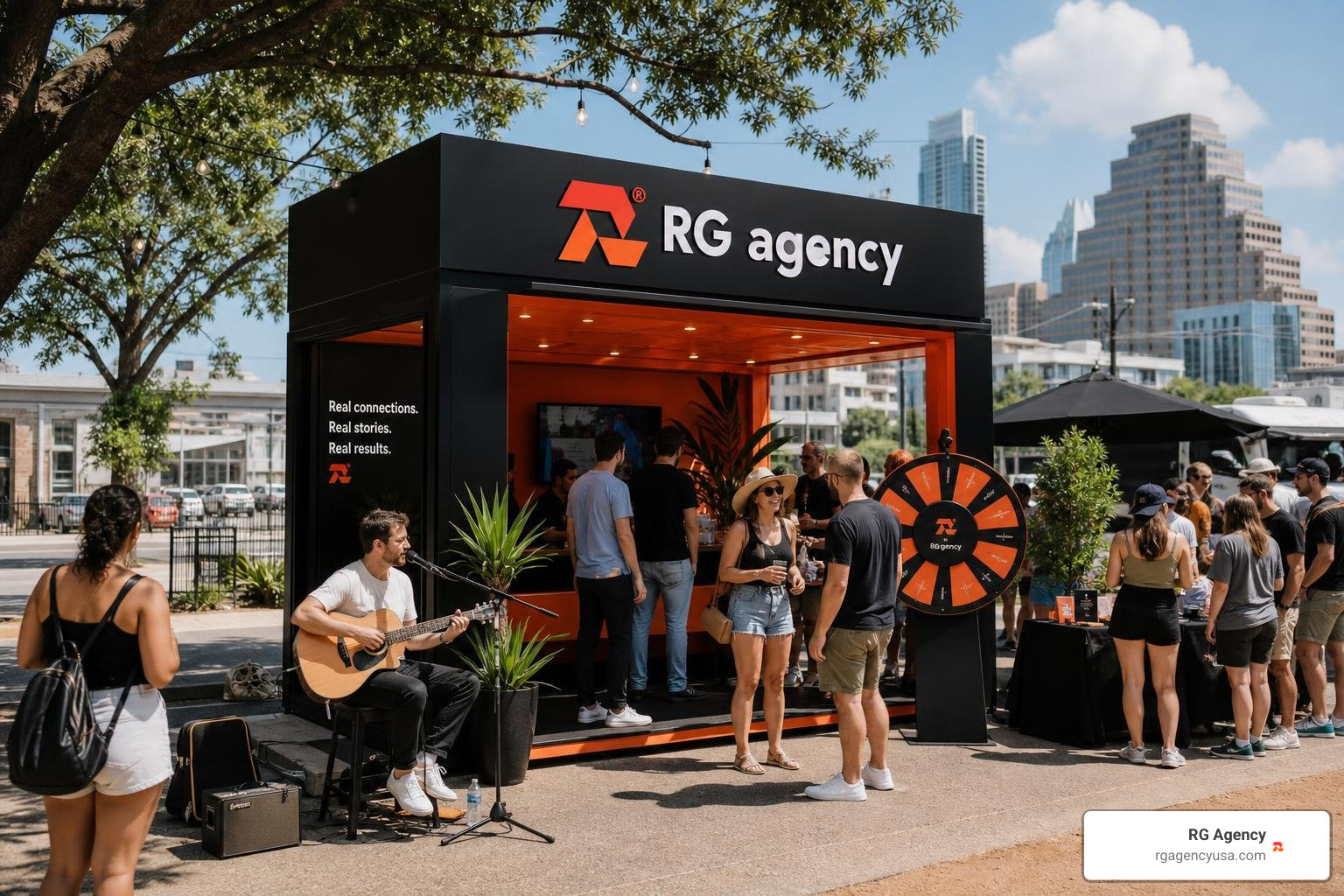 Experiential brand activation popup in Austin Texas Experiential brand activation popup in Austin Texas