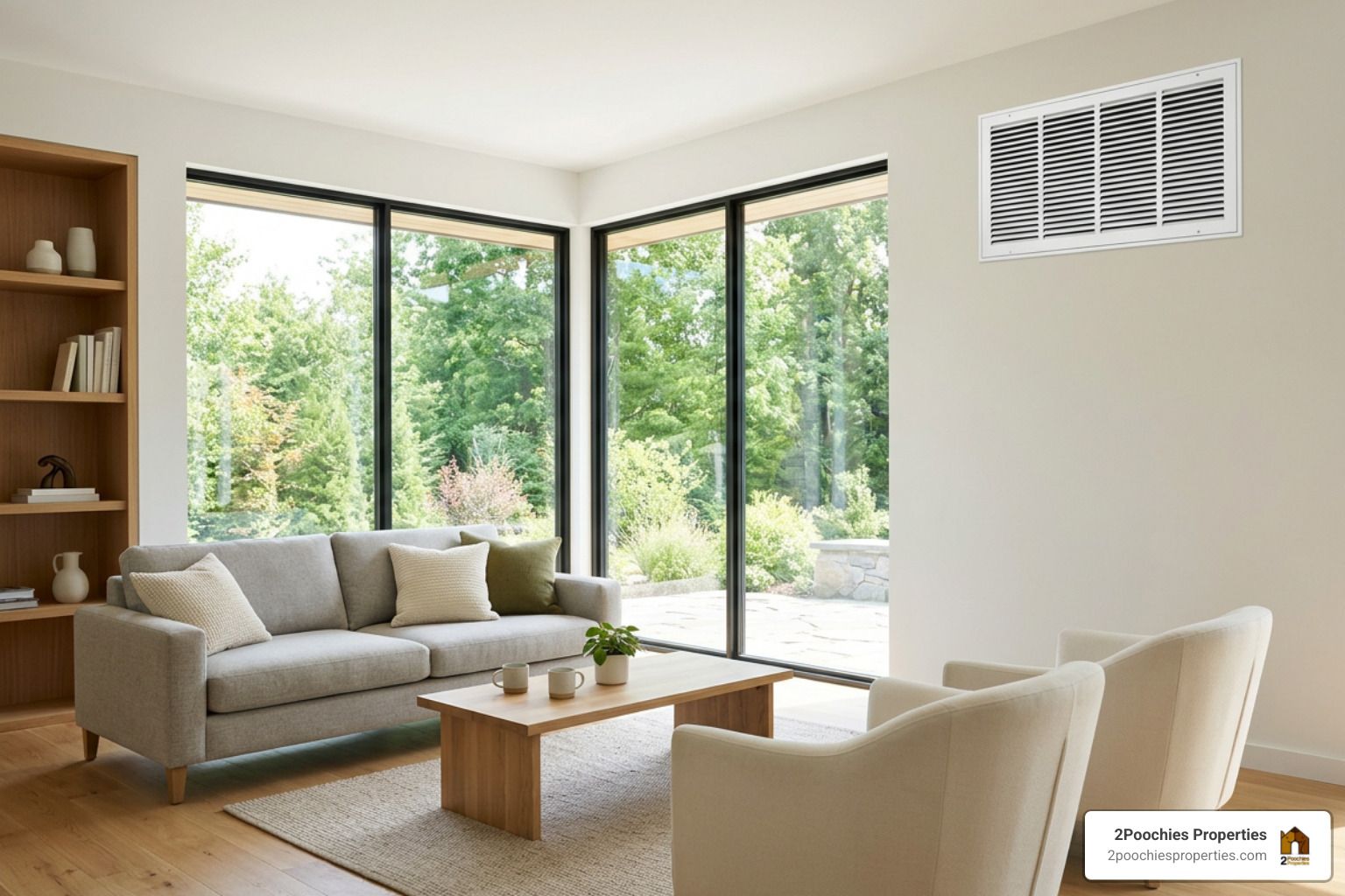 hardwood flooring and clean air intake in a vacation home hardwood flooring and clean air intake in a vacation home