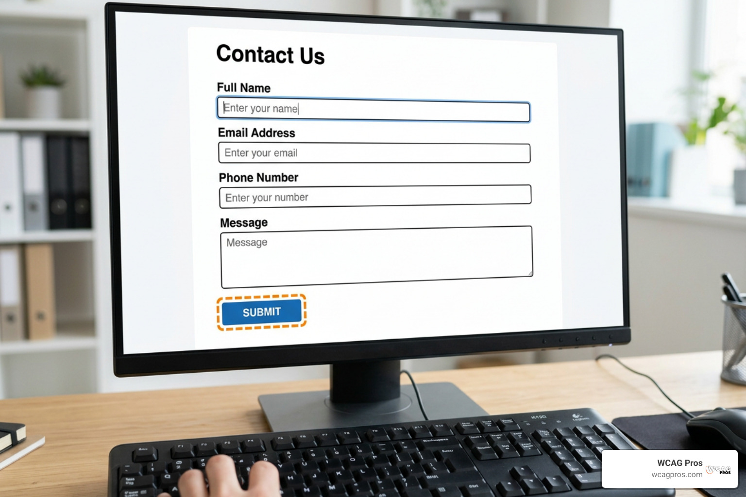 Accessible form markup and keyboard focus states Accessible form markup and keyboard focus states