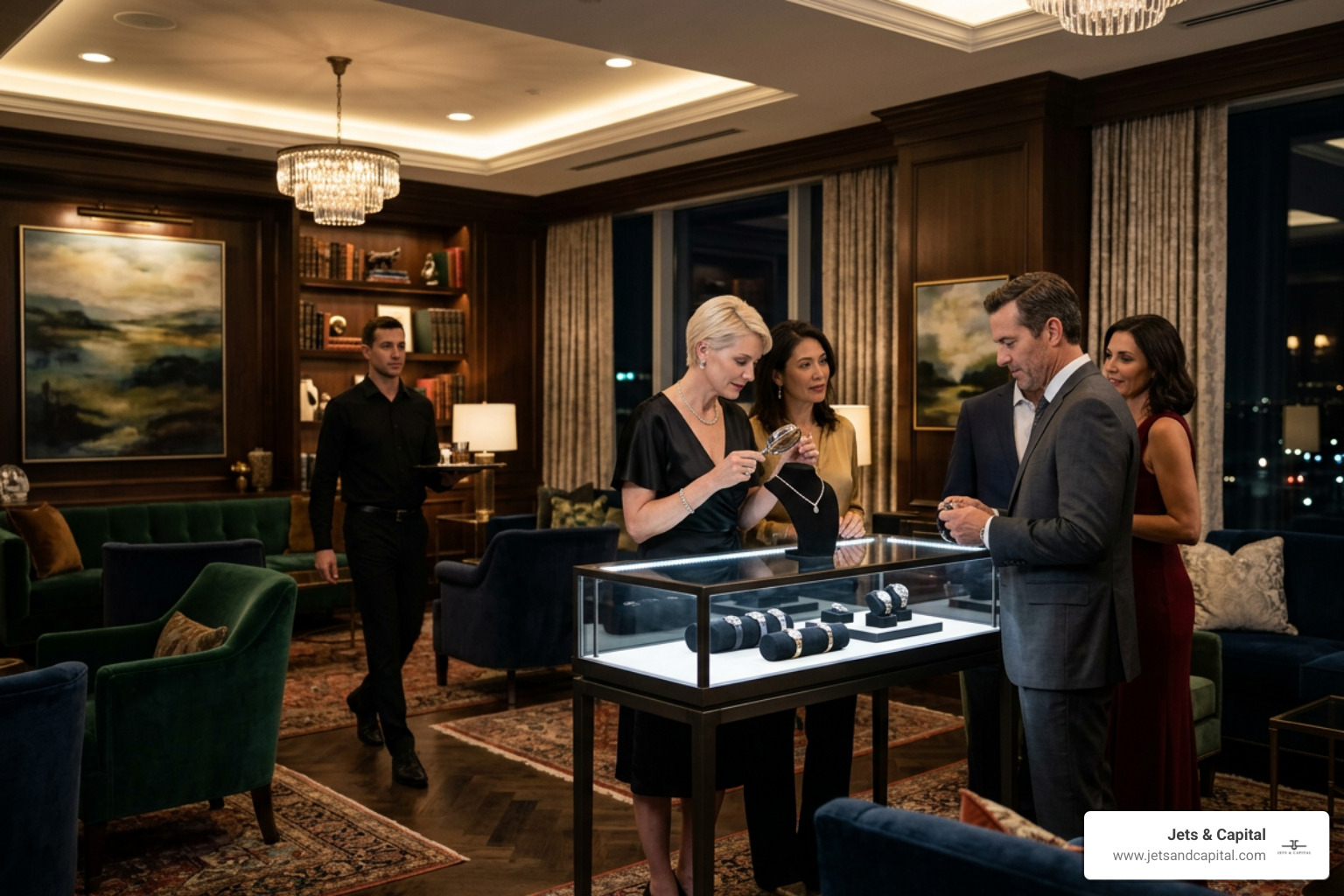 Luxury brand experiential showcase in a private salon lounge Luxury brand experiential showcase in a private salon lounge