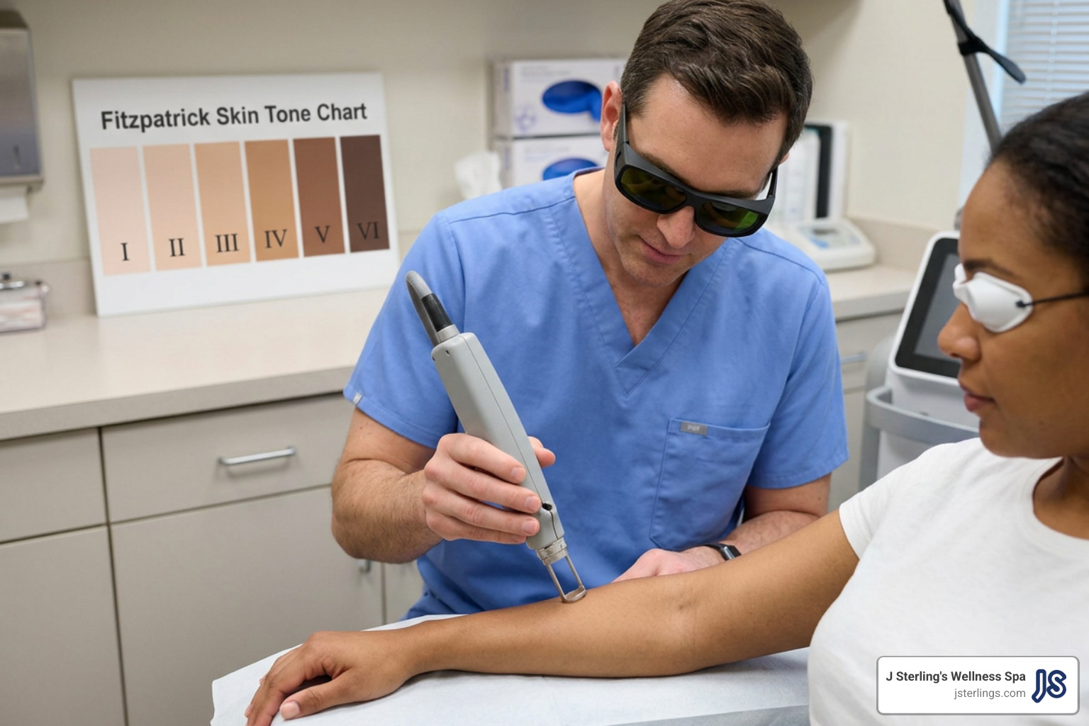 Fitzpatrick skin classification scale for laser safety Fitzpatrick skin classification scale for laser safety