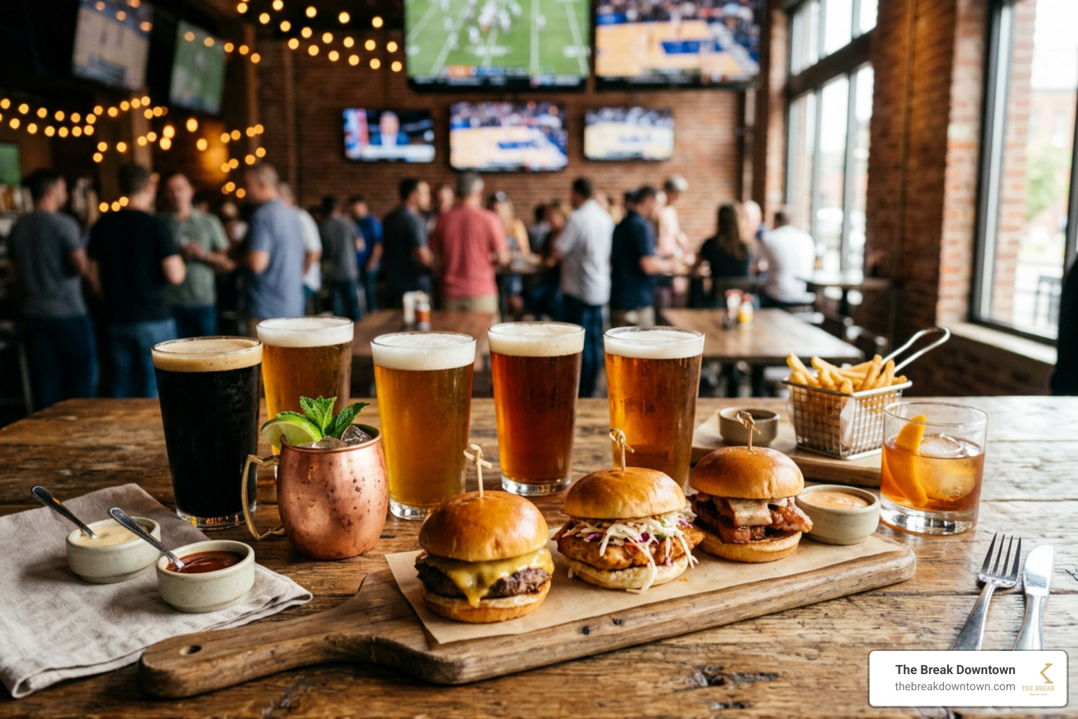craft beers signature cocktails and gourmet sliders