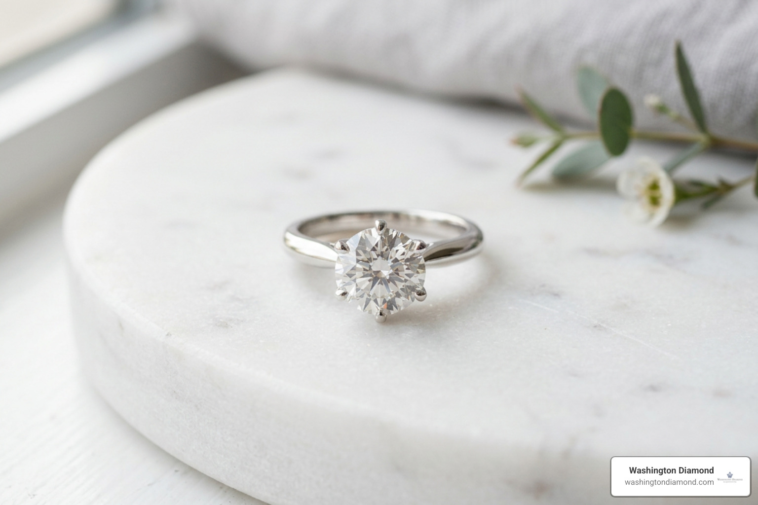 natural diamond engagement ring