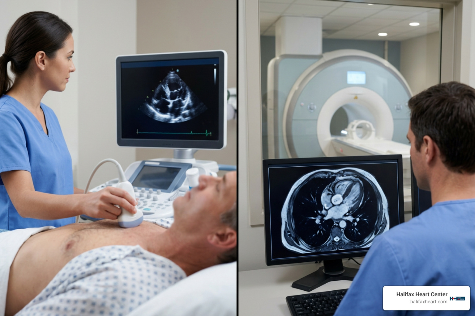 Comparison between cardiac ultrasound echocardiography and high-resolution cardiac MRI