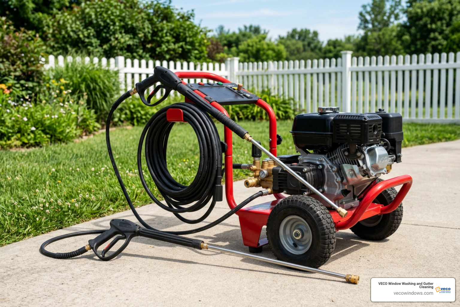 professional commercial-grade pressure washing equipment