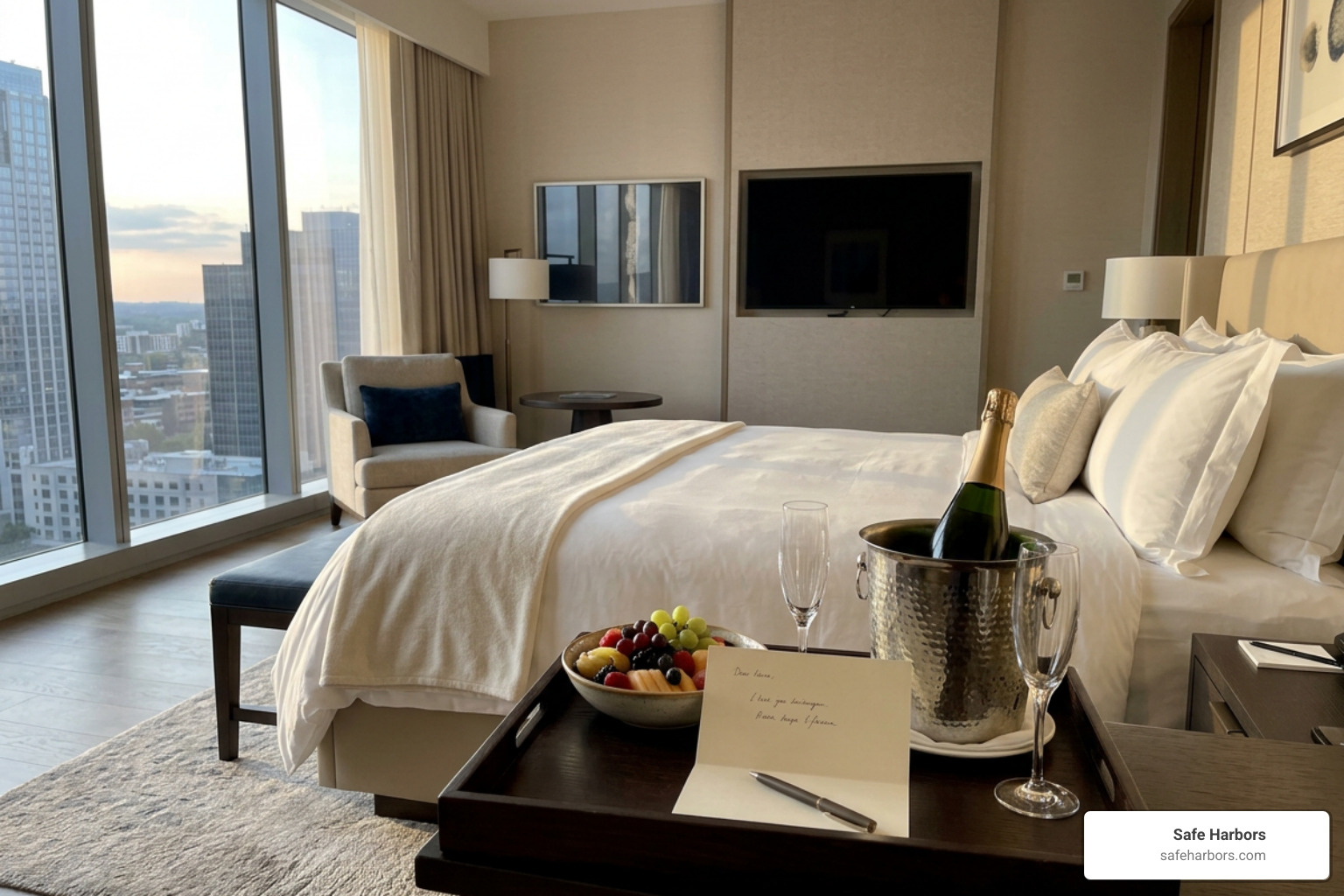 luxury hotel suite with welcome amenities curated by a travel advisor luxury hotel suite with welcome amenities curated by a travel advisor