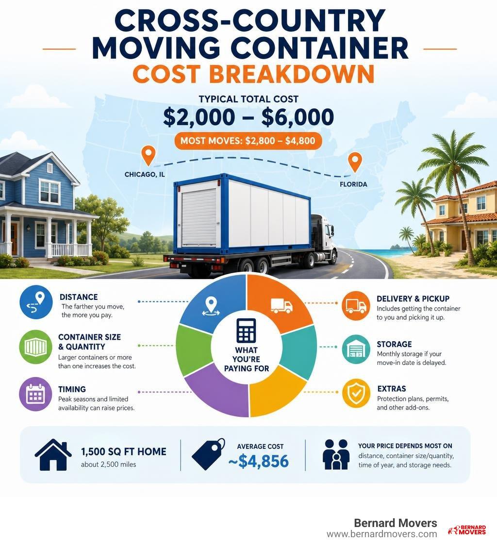 cross-country moving container cost breakdown infographic cross-country moving container cost breakdown infographic